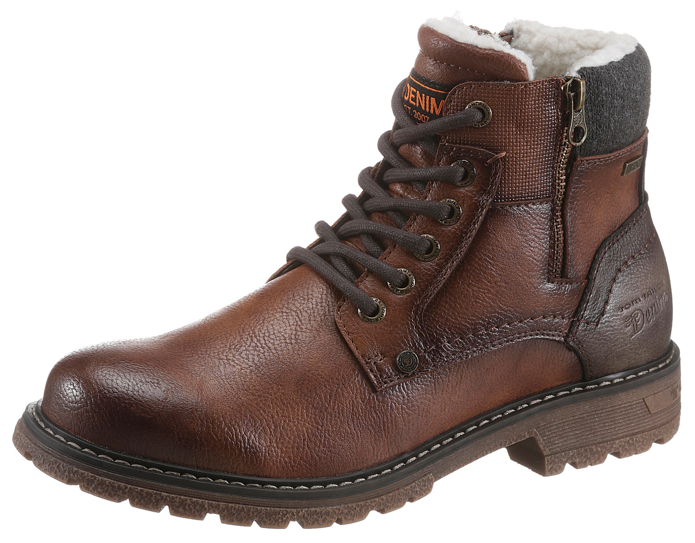 Image of TOM TAILOR Schnürboots, mit Zierreissverschluss bei Ackermann Versand Schweiz