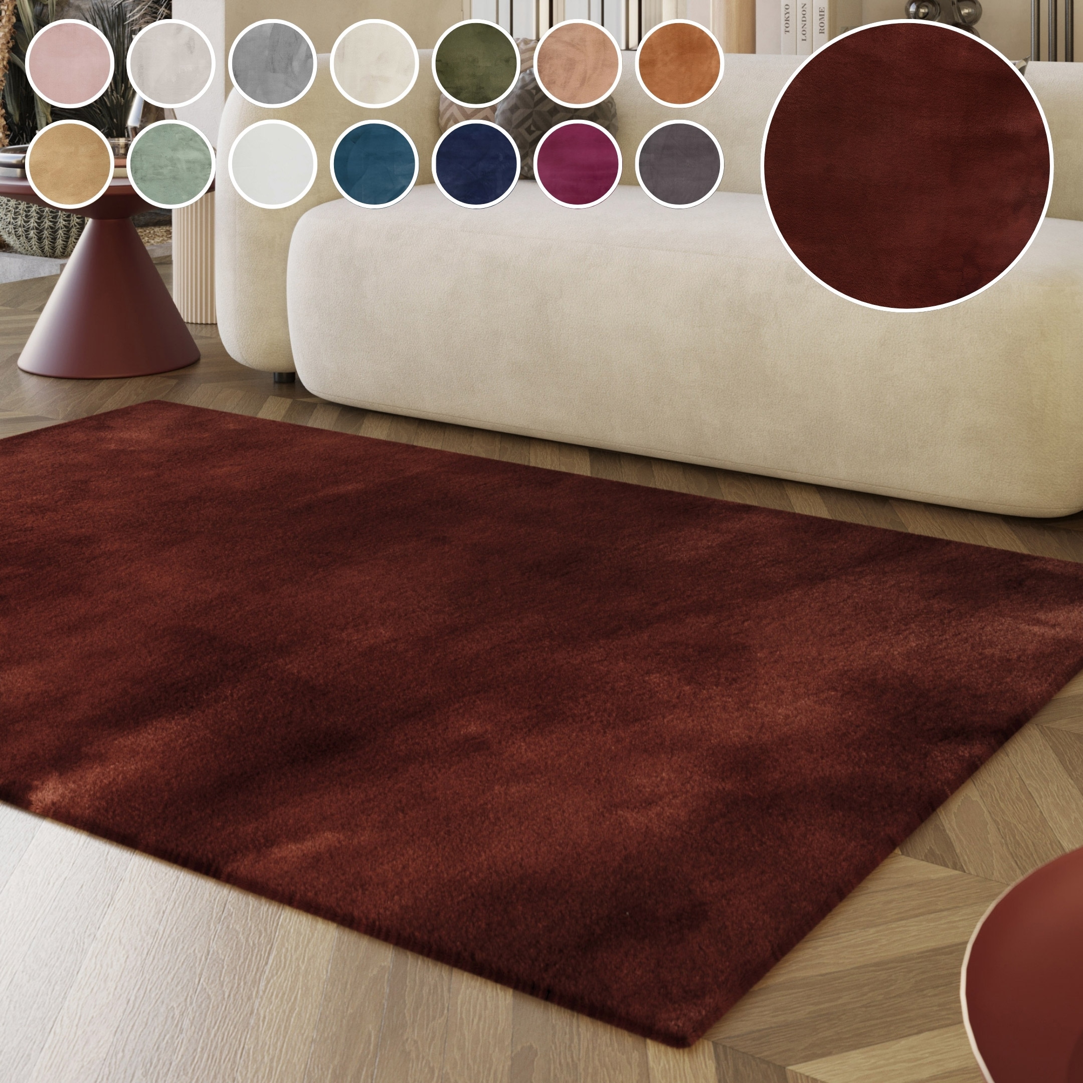 Image of Esprit Hochflor-Teppich "Alice ESP-4377, Kunstfell" rechteckig 25 mm Höhe Kaninchenfell-Haptik, besonders weich und dicht, für alle Räume