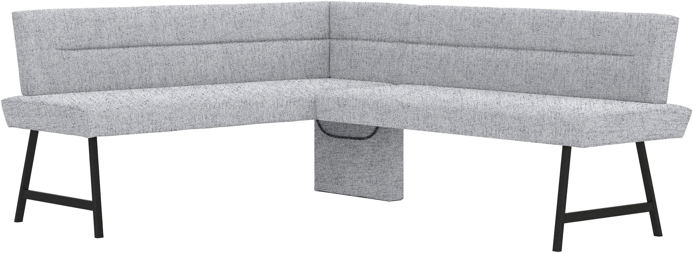 Home affaire Ensemble de bancs d'angle »Sava« Set, 4 cuis tlg. Eckbank mit Wellenfederung im Sitz, Tisch Massiv Eiche