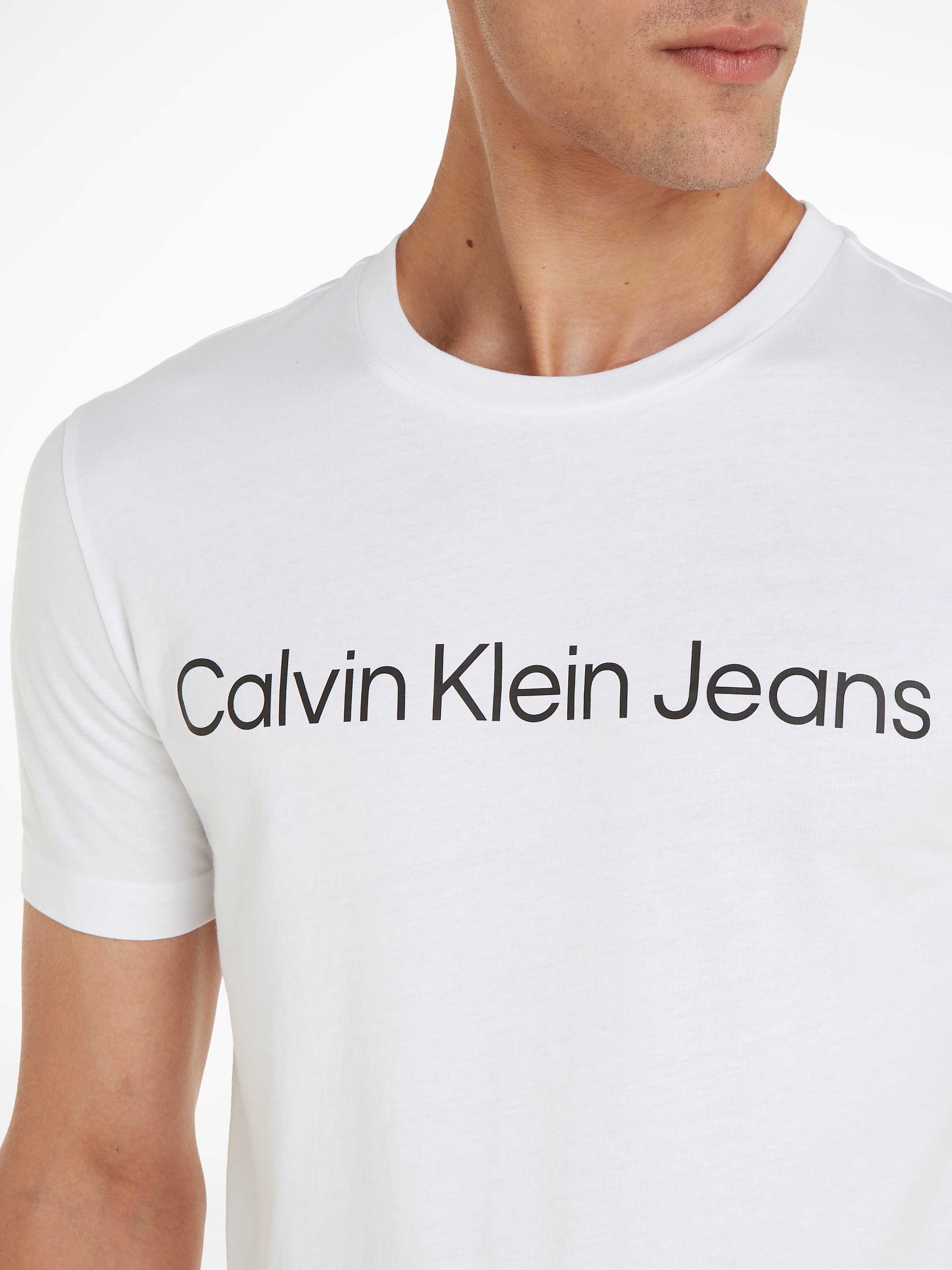 Calvin Klein Jeans T-shirt »CORE INSTITUTIONAL LOGO SLIM TEE« mit logo-Schriftzug