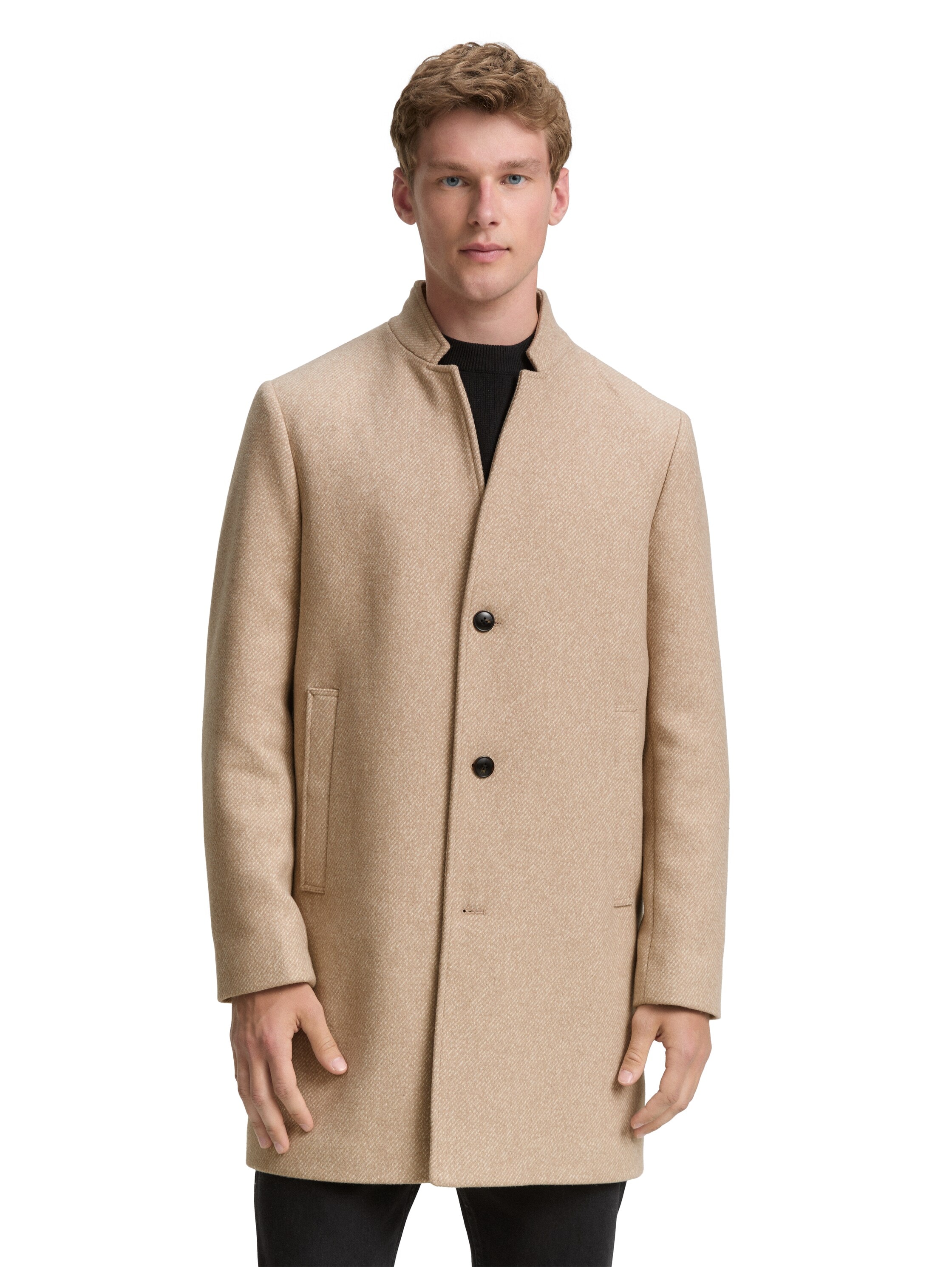 Image of TOM TAILOR Denim Wolljacke mit Stehkragen