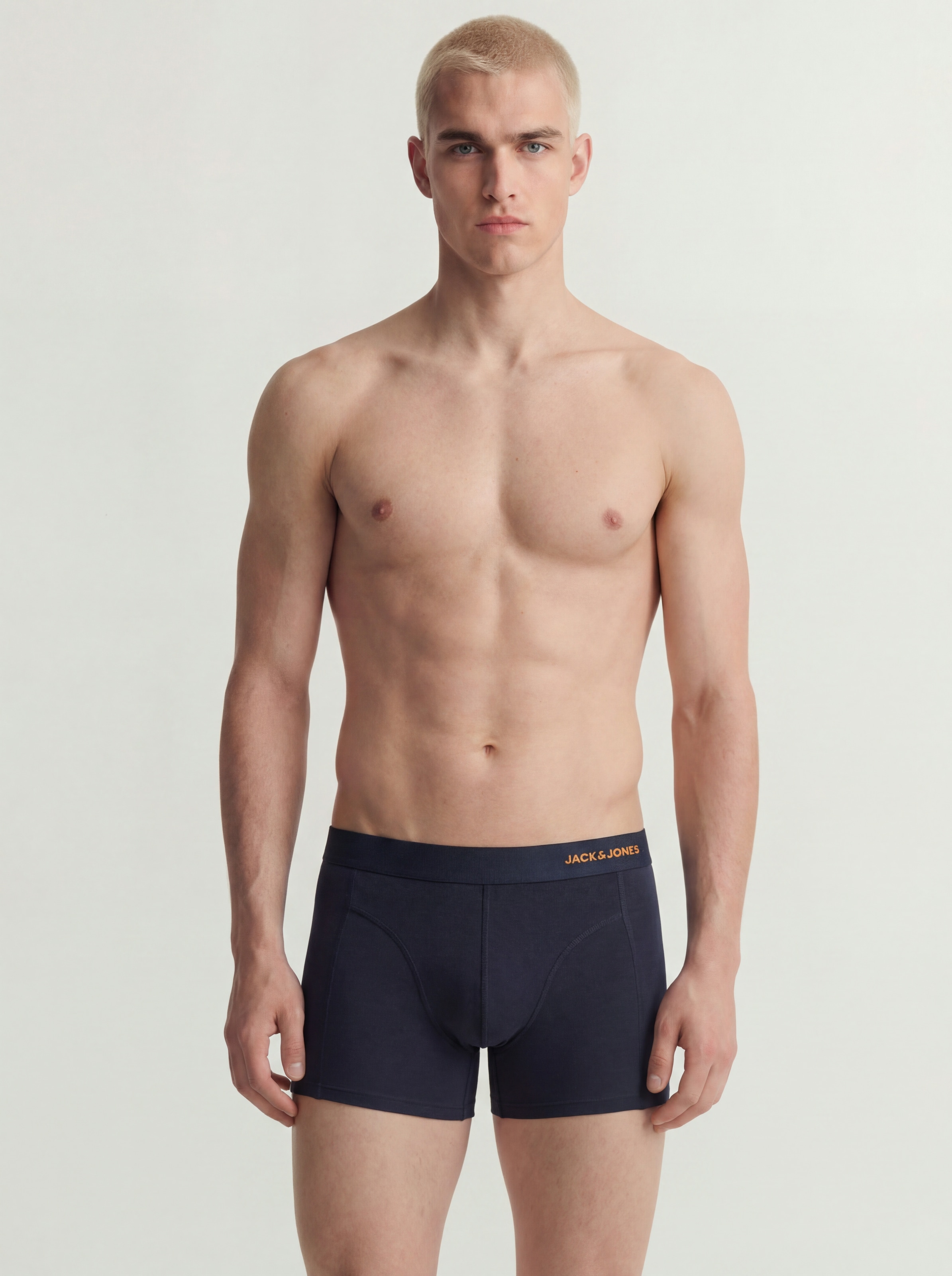 Jack & Jones Tronc »JACCOMO SOLID BAMBOO TRUNKS 3 PACK SN« Paquet, 3 cuis Mélange de viscose, bord élastique
