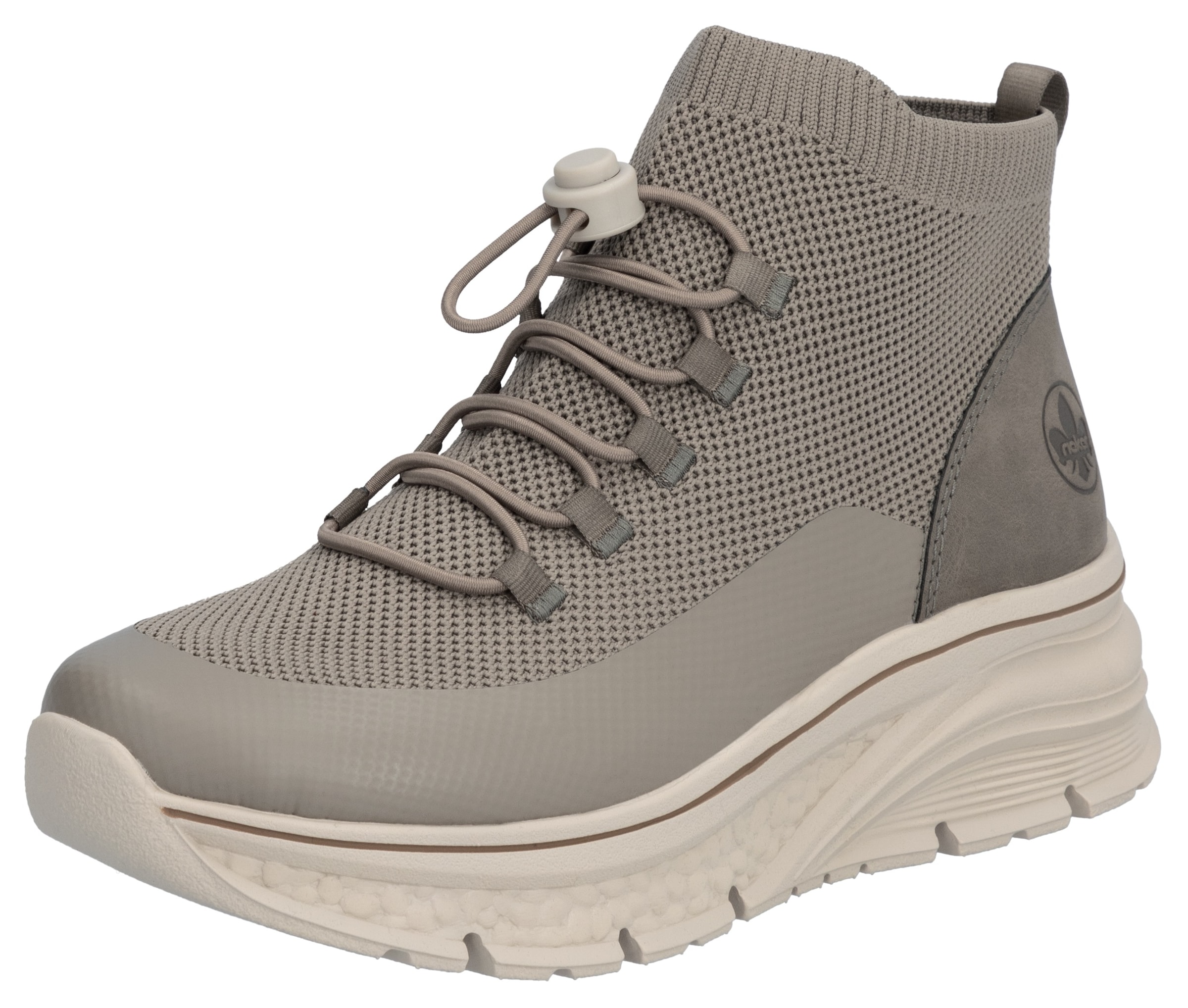 Rieker Schlupfboots, Outdoorboots, High top Sneaker, Stiefelette in veganer Verarbeitung