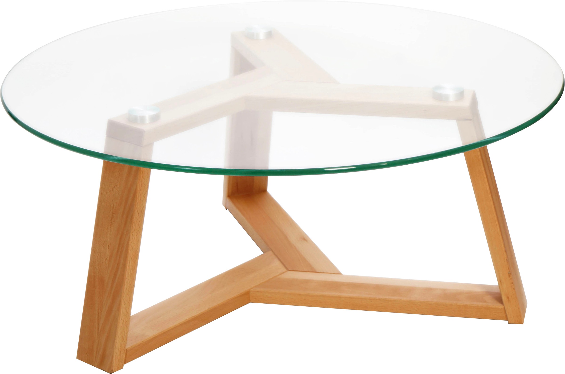 Image of Premium collection by Home affaire Couchtisch »Mantua«, Durchmesser Glastischplatte: 90 cm bei Ackermann Versand Schweiz