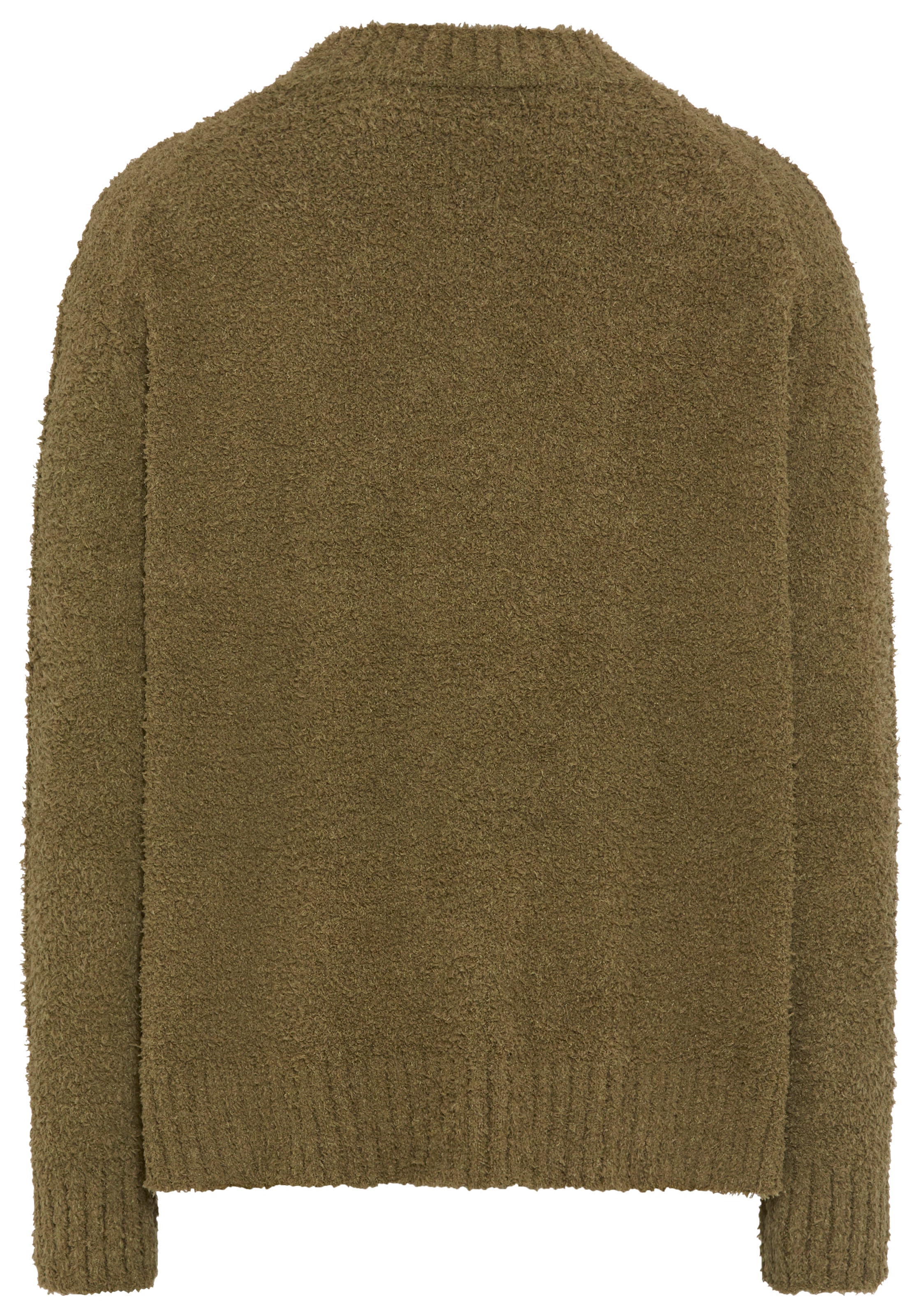 HUGO Blue Strickpullover »Sanou« Rundhalsausschnitt, relaxed fit, Bouclé-Strick