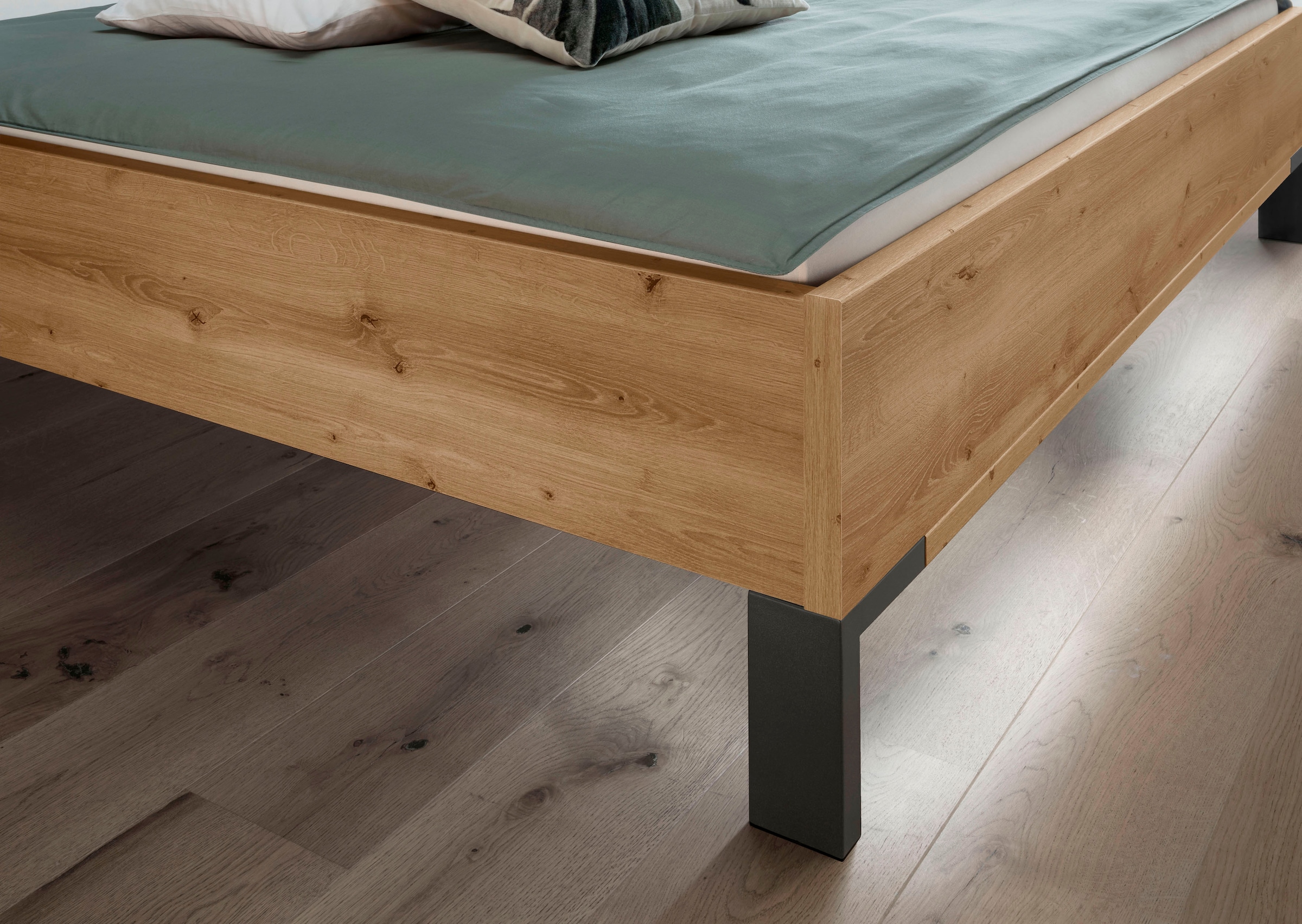WIEMANN Futonbett »Monaco, Bettgestell, Bettrahmen, komfortables Polsterkopfteil« 4-fache Liegehöhenverstellung, MADE IN GERMANY,  Polsterkopfteil aus Kunstleder, verschiedene Grössen, in Komforthöhe