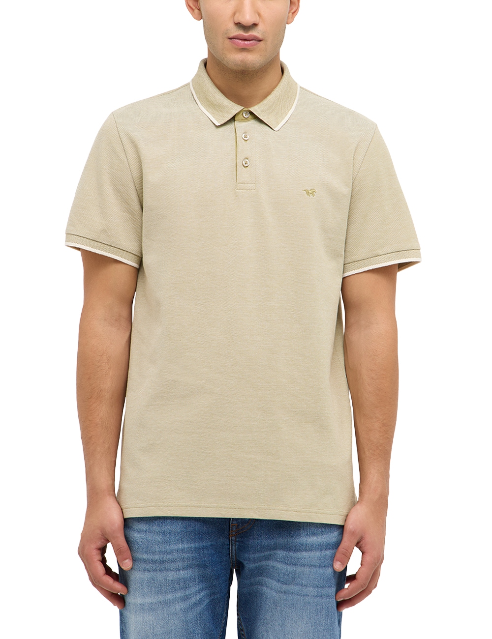 Image of MUSTANG Poloshirt "MUPalco" Piqué Qualität