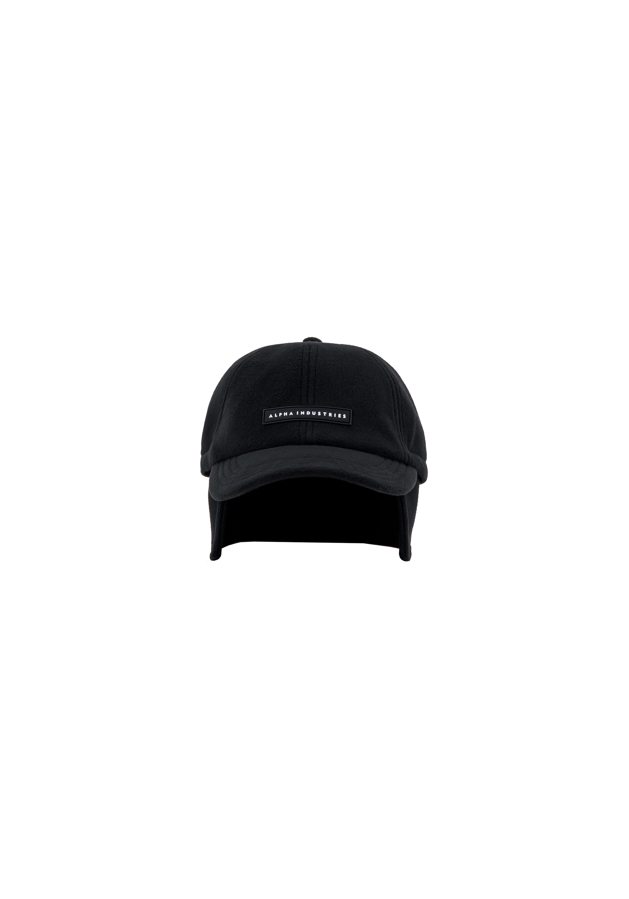 Image of Alpha Industries Trucker Cap "Snow Cap Rubber Logo"