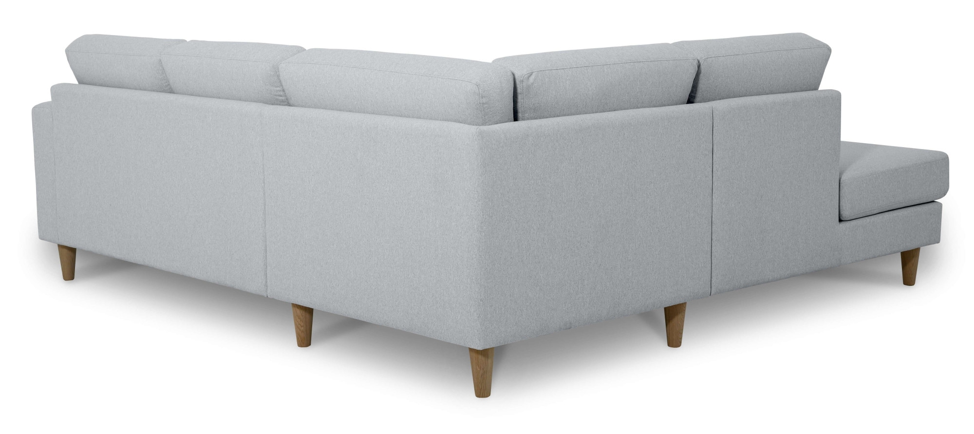 GOODproduct Canapé d'angle »Tvinno« im skandinavischen Stil, L-Form, mit Massivholzfüssen, Breite 230 cm