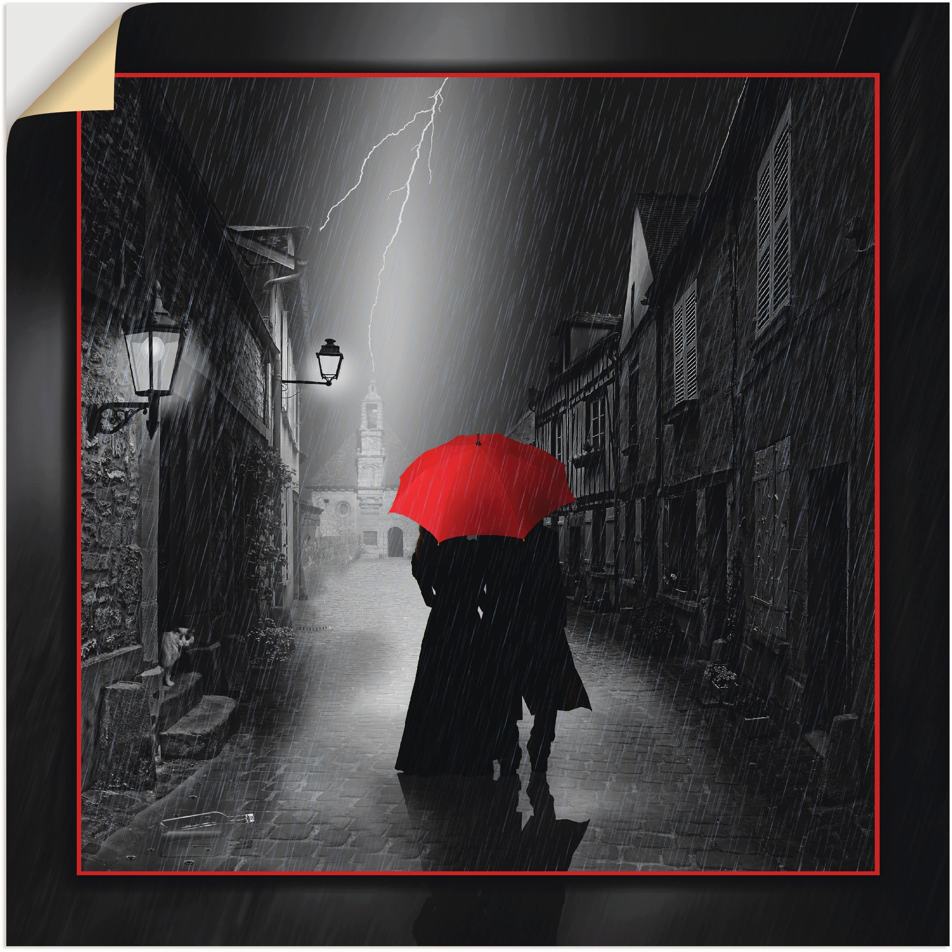 Image of Artland Wandbild »Gemeinsam«, Paar, (1 St.), in vielen Grössen & Produktarten -Leinwandbild, Poster, Wandaufkleber / Wandtattoo auch für Badezimmer geeignet bei Ackermann Versand Schweiz