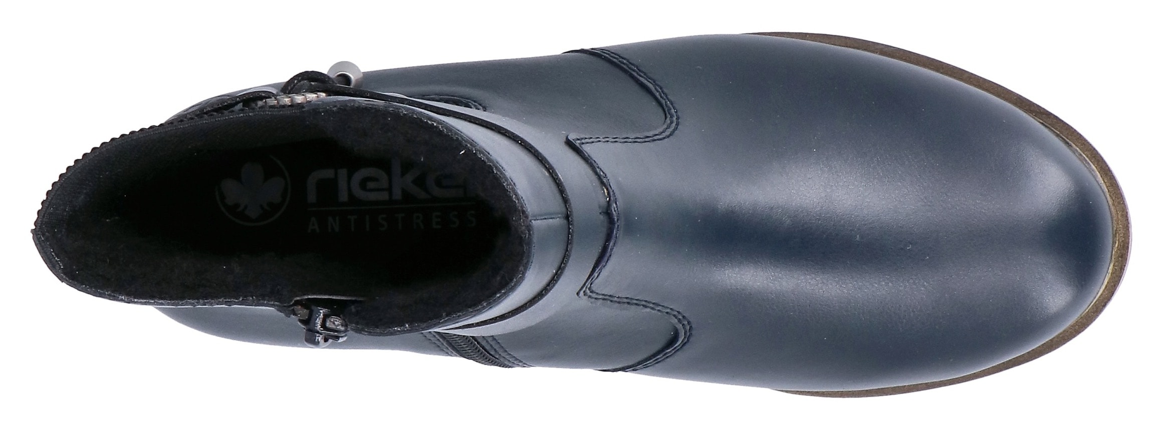 Rieker Winterstiefelette  Chelseaboots, Winterboots, Blockabsatz, mit Innenreissverschluss