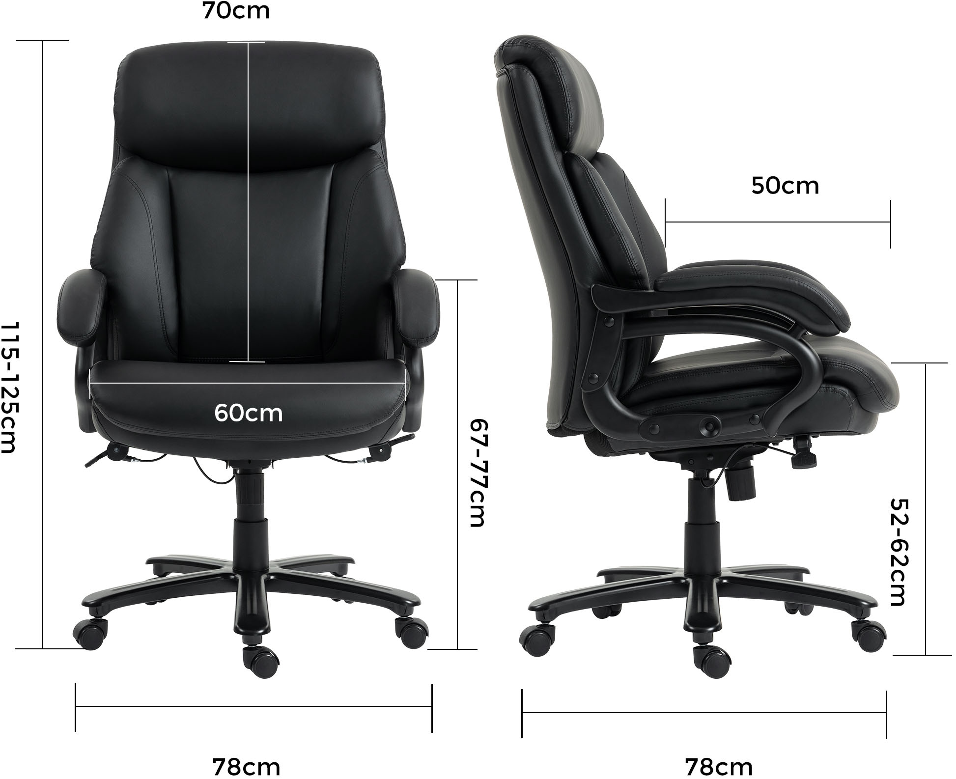Duo Collection Fauteuil de direction »Ennio« () Ressort, jusqu'à 180kg