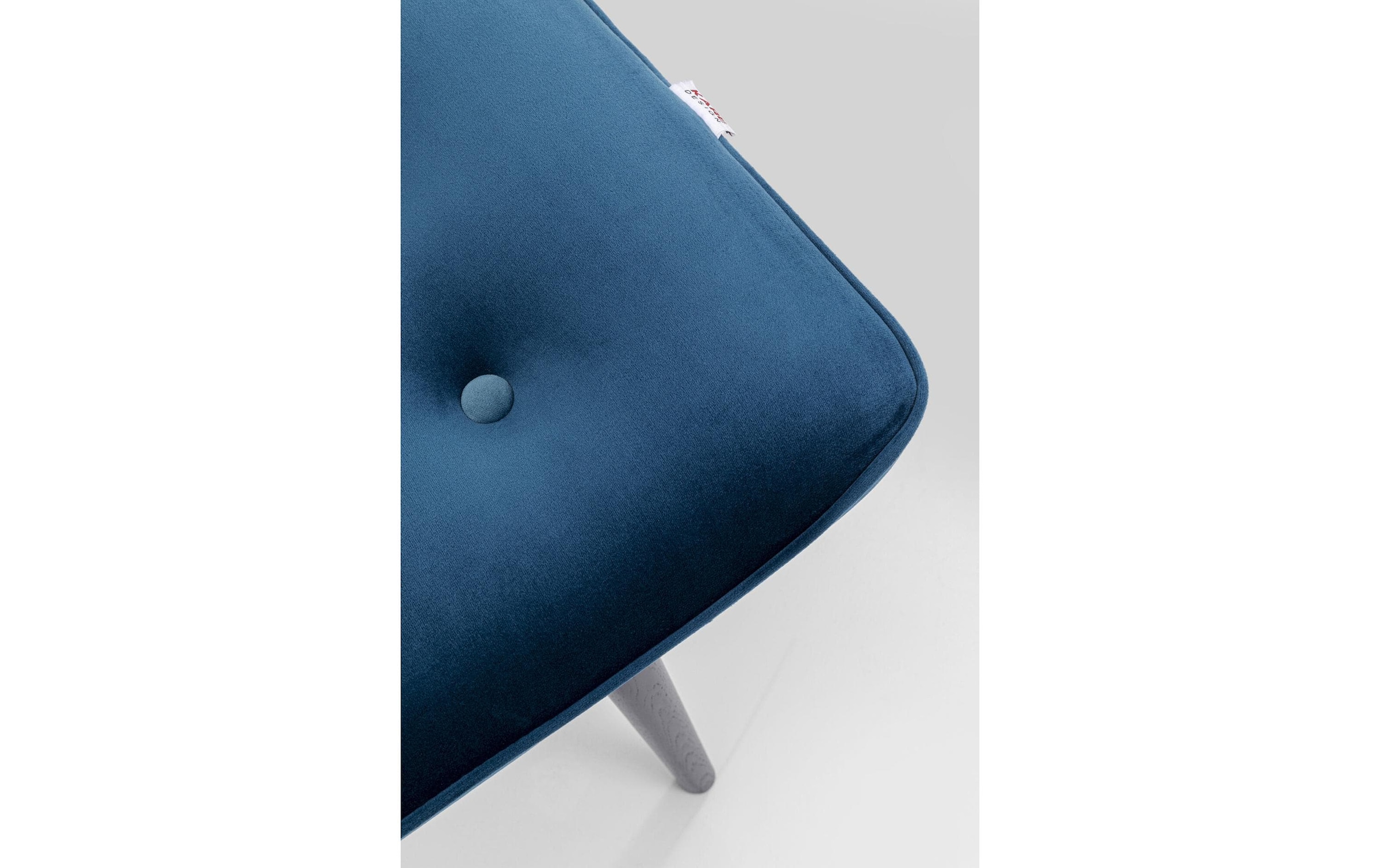 Kare Design Hocker »Black Vicky Velvet 46 x 59 cm«