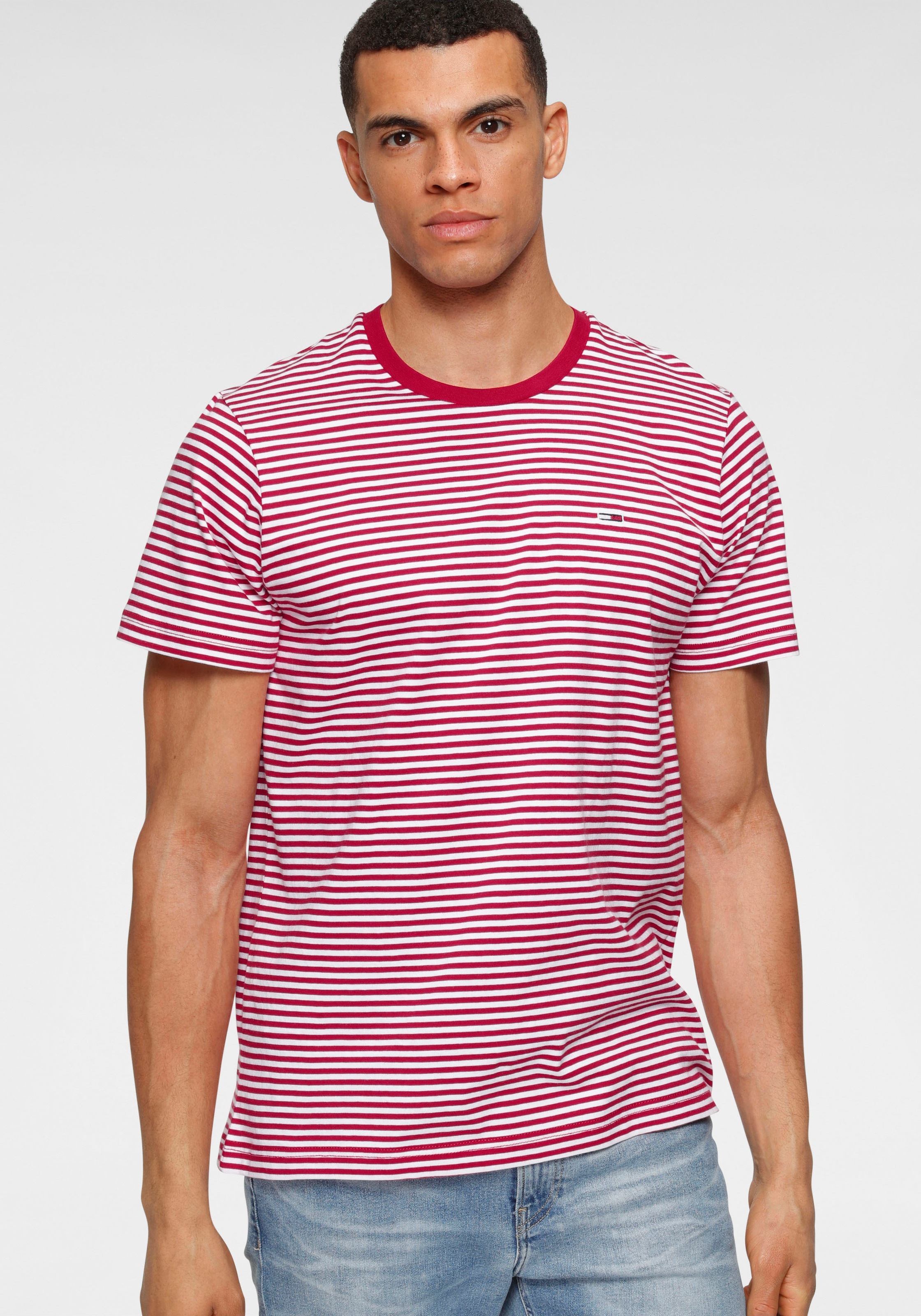 Image of Tommy Jeans T-Shirt »TJM TOMMY CLASSICS STRIPE TEE« bei Ackermann Versand Schweiz