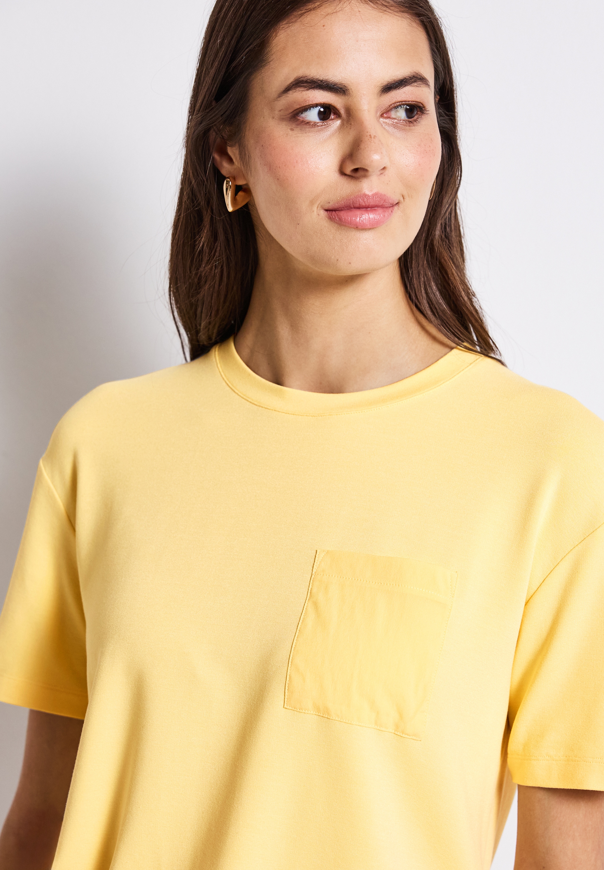 STREET ONE T-Shirt, mit Brusttasche