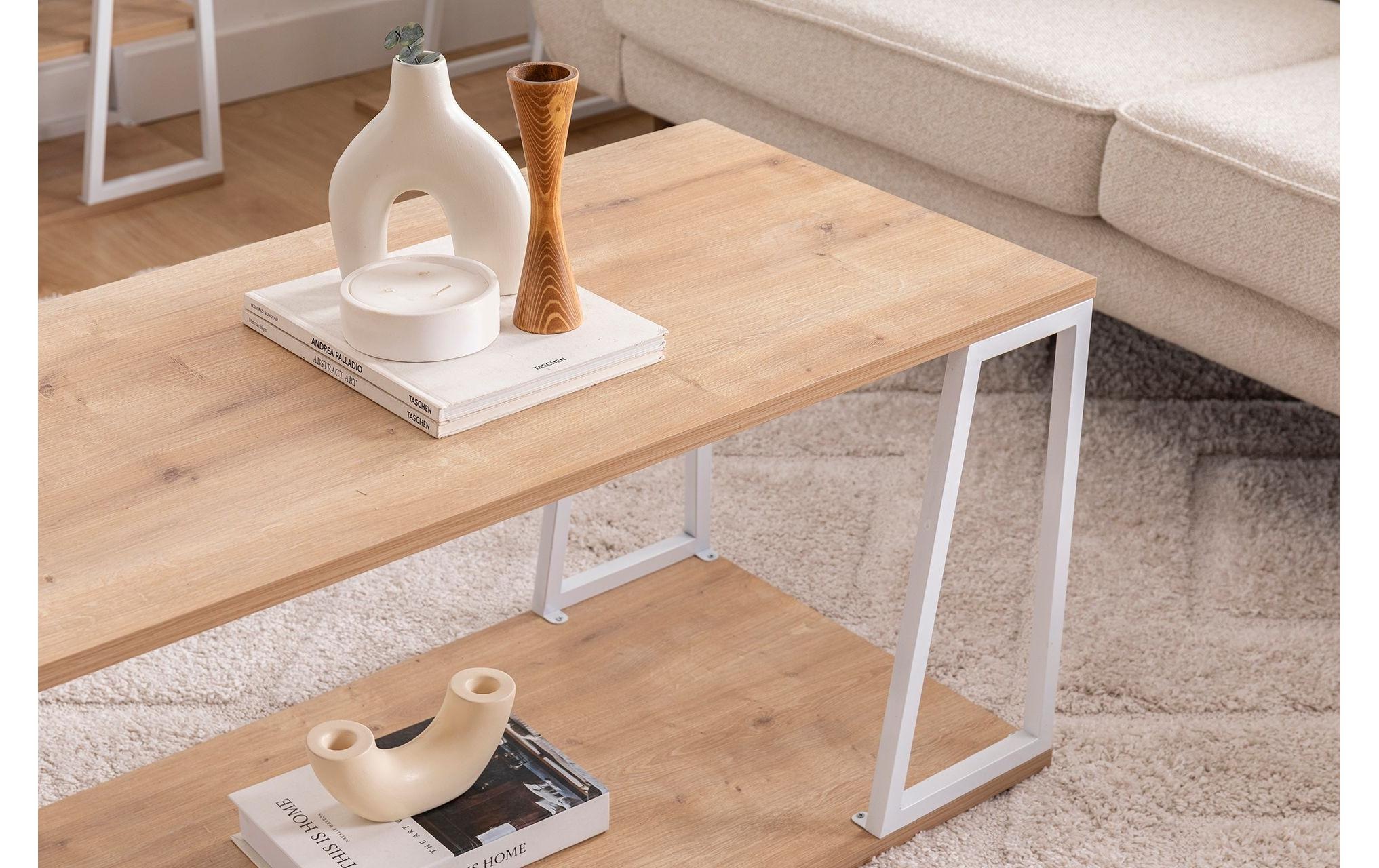 WOODY FASHION Beistelltisch »Lissa 120 x 48.6 cm«