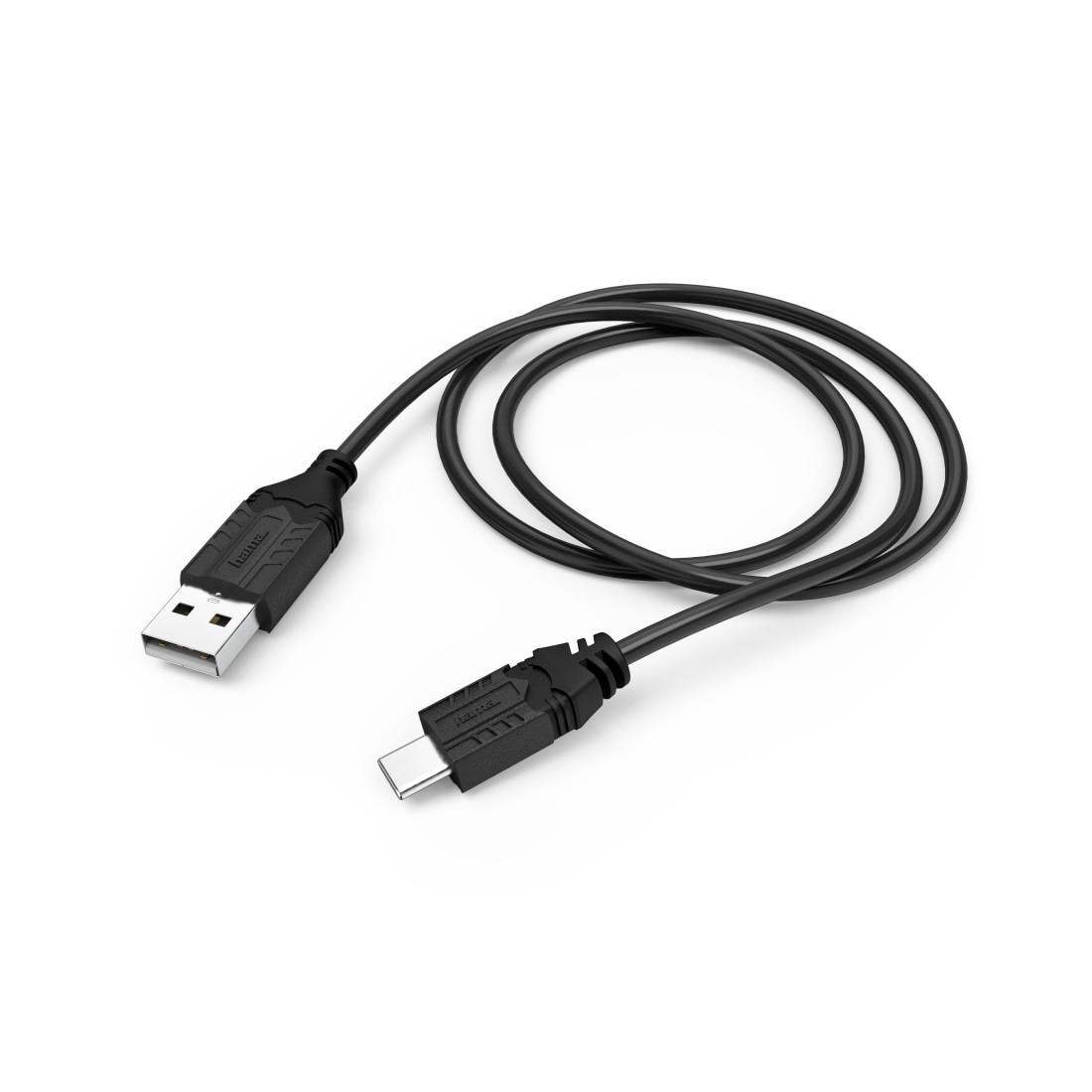 Hama USB-Kabel »Controller-USB-Ladekabel Basic für PS5, 0,75 m, USB-Kabel«,  USB Typ A-USB-C, 75 cm maintenant