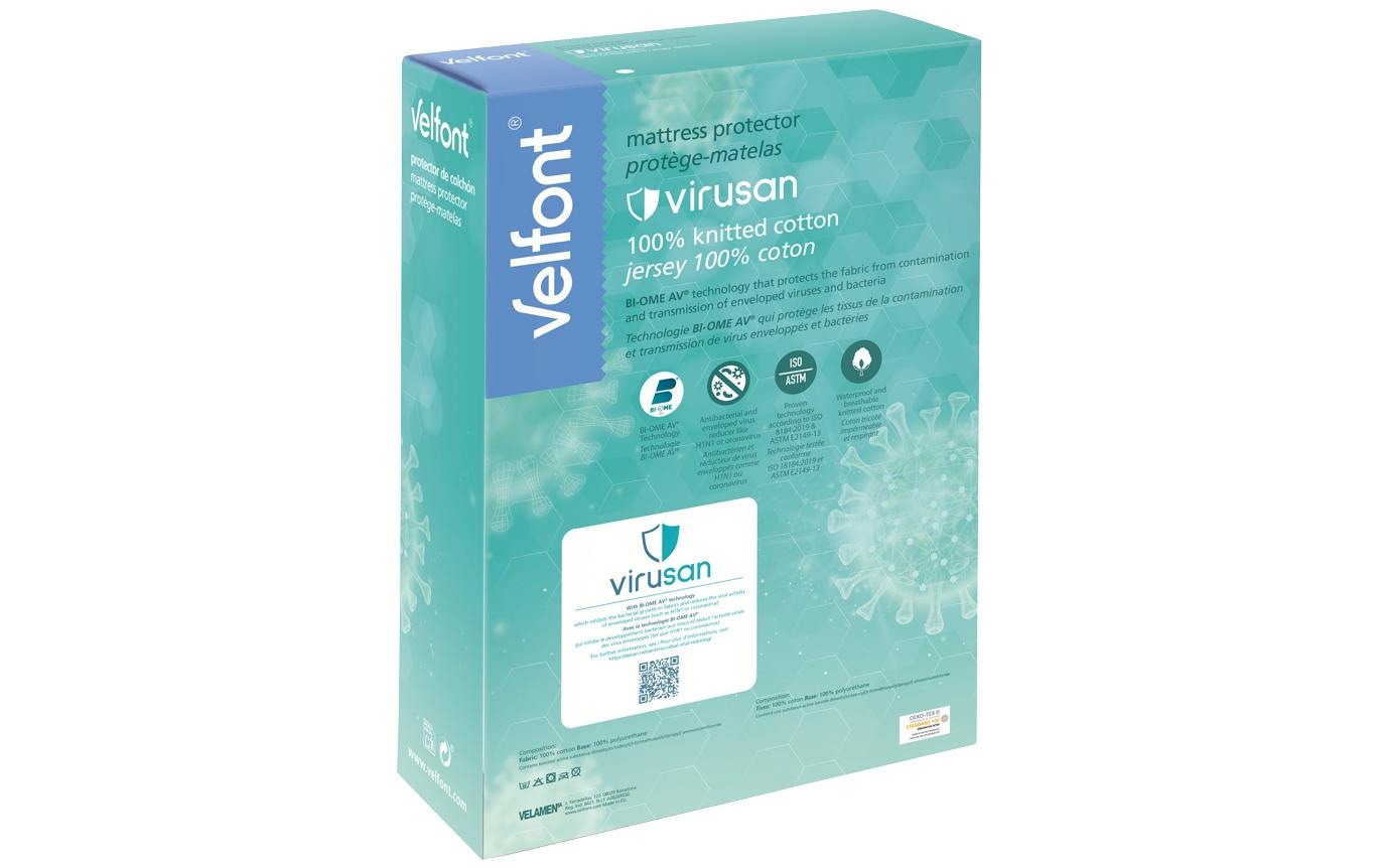 Matratzenschutzbezug »Velfont Virusan gegen Viren und Bakterien 200 x 200 cm«