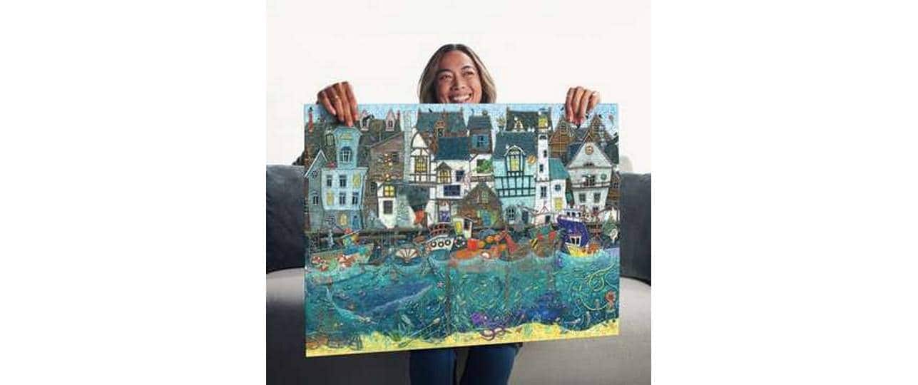 Ravensburger Puzzle »Habour of Wonders: a Bustling Fantasy Port«