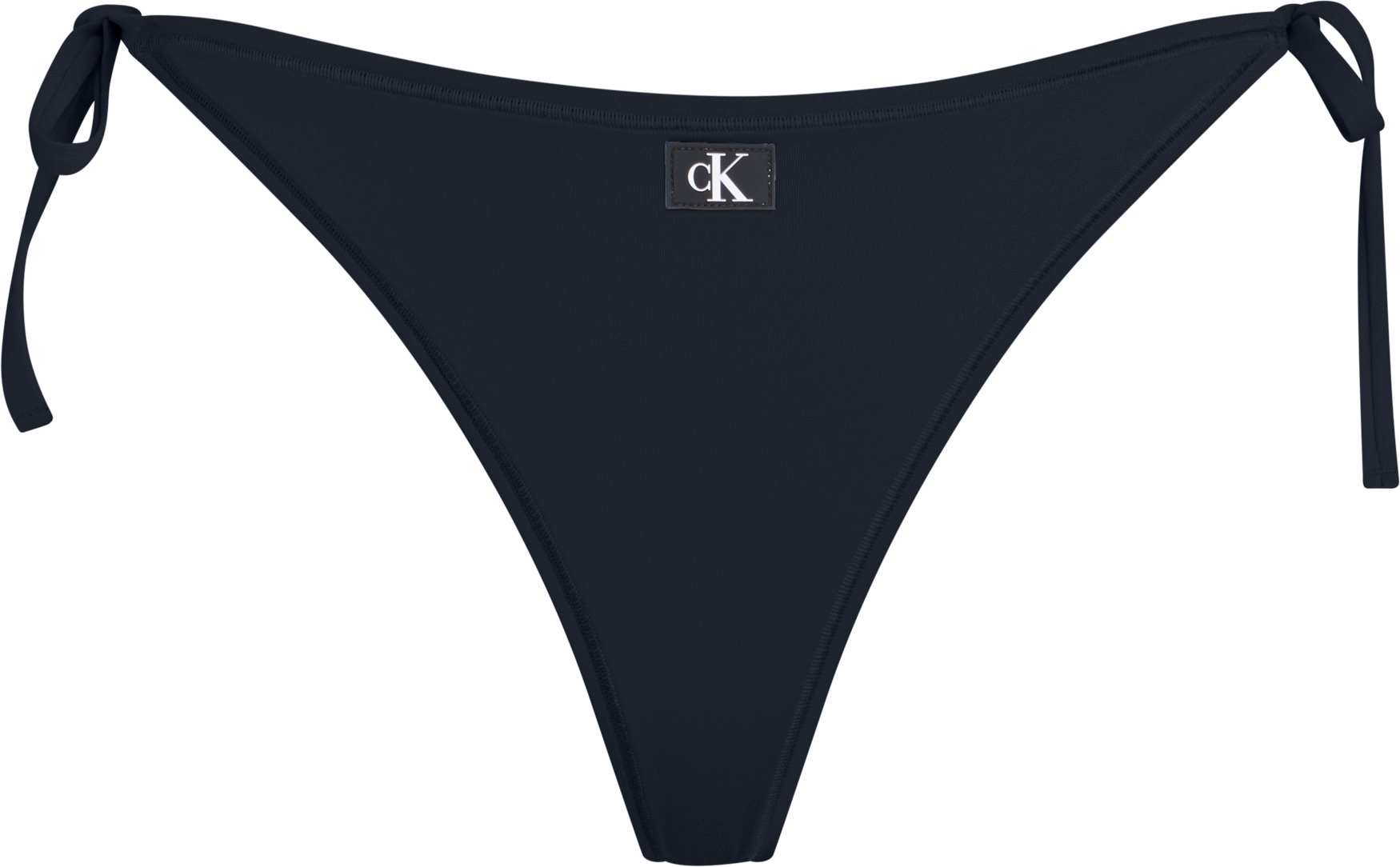 Calvin Klein Swimwear Bikini-Hose »STRING SIDE TIE«, mit Logo-Patch