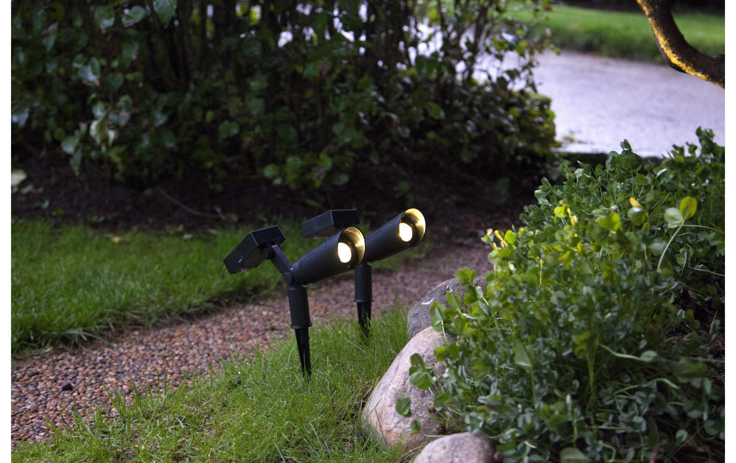 Parforce Traditional Hunting Lampe solaire à LED »Solar Powerspot 2 Stück«