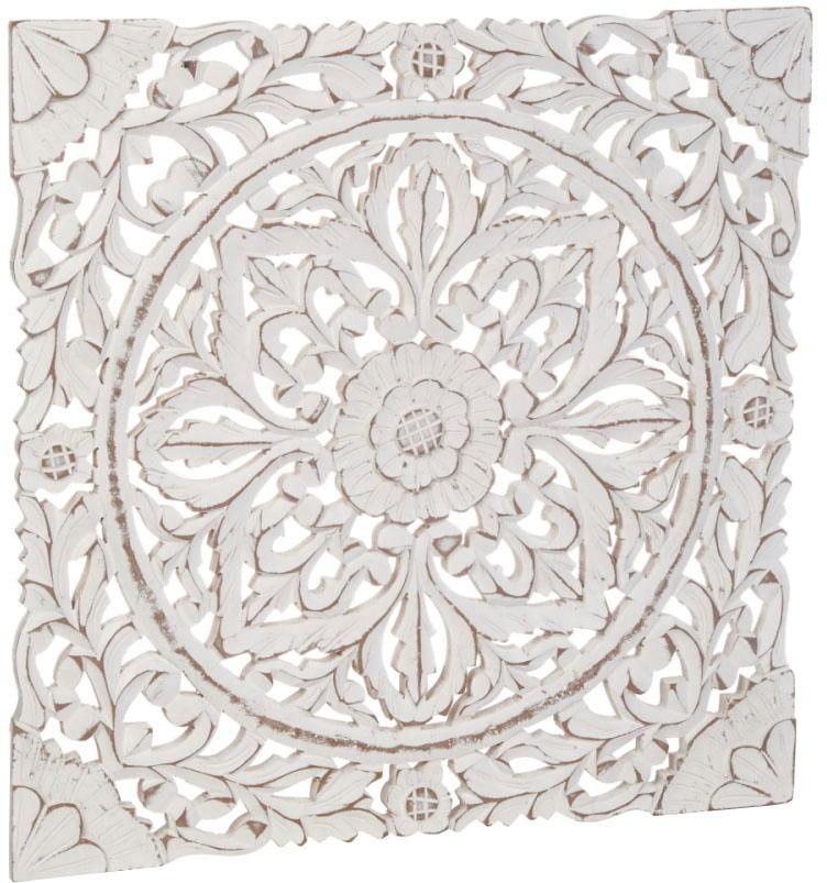 Image of Schneider Wanddekoobjekt »Holz-Ornamentik«, Wanddeko, Ornament, weiss bei Ackermann Versand Schweiz