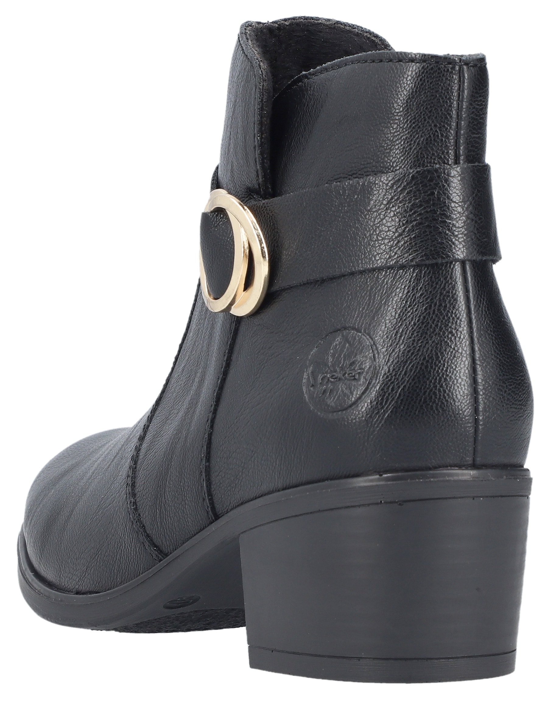 Rieker Stiefelette, Ankleboots, Blockabsatz, mit Innenreissverschluss