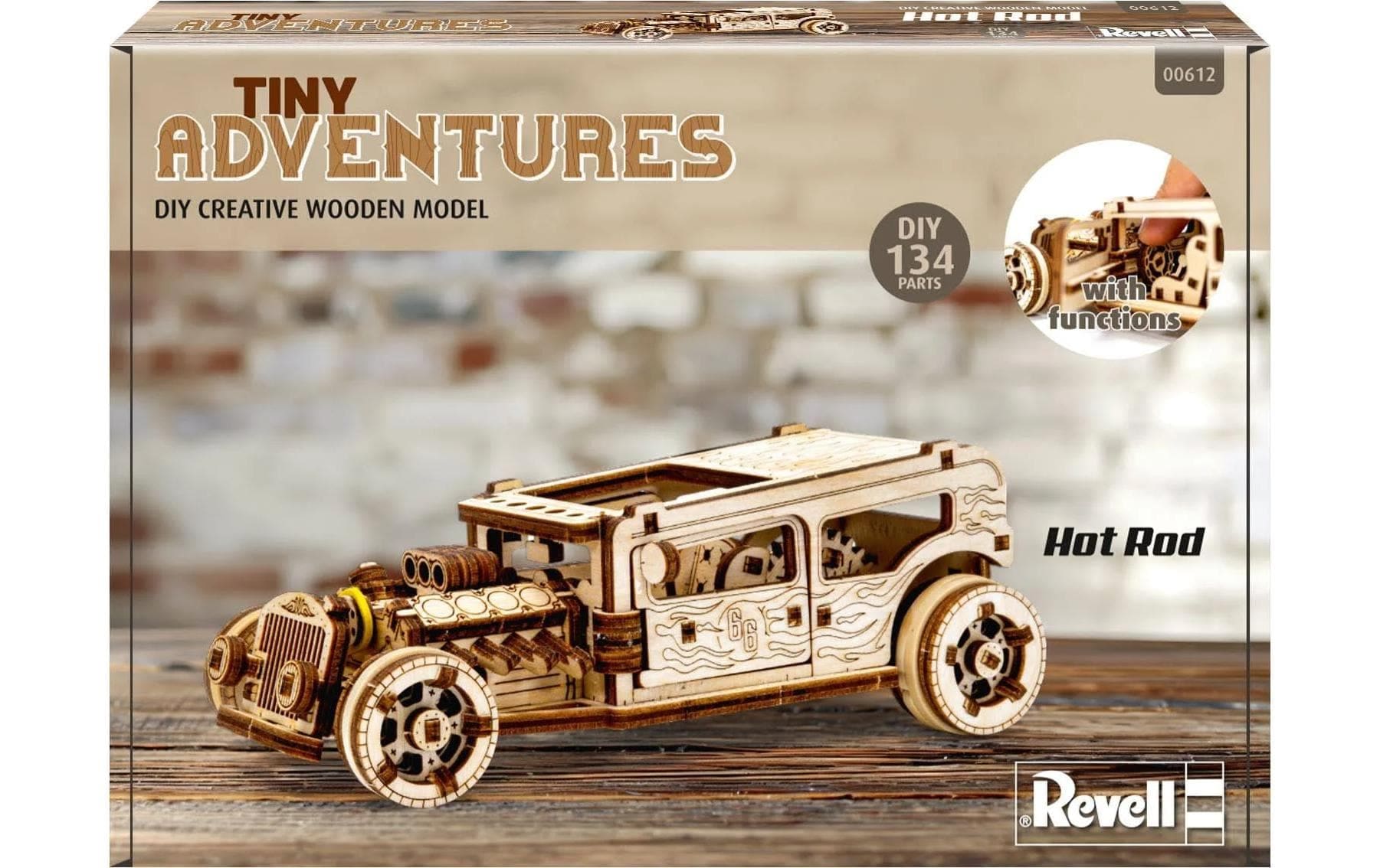 Revell® Modellbausatz »Revell Tiny Adventures, Hot Rod« 1:32 Made in Europe