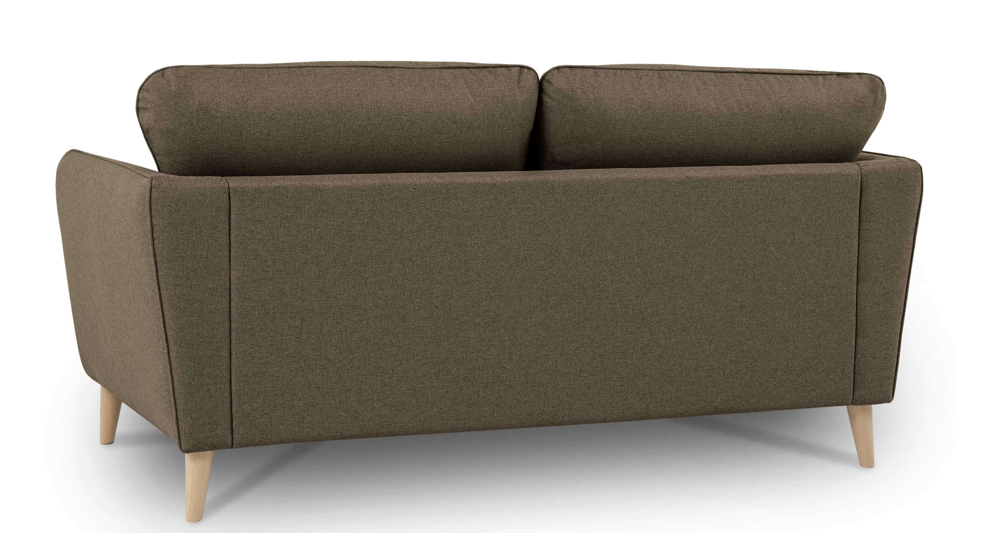 Home affaire 2-Sitzer »MARSEILLE Kompaktsofa 170 cm, Cord, Flachgewebe, Struktur, Webstoff«, Massivholzbeine Eiche, Landhausstil, Wellenunterfederung