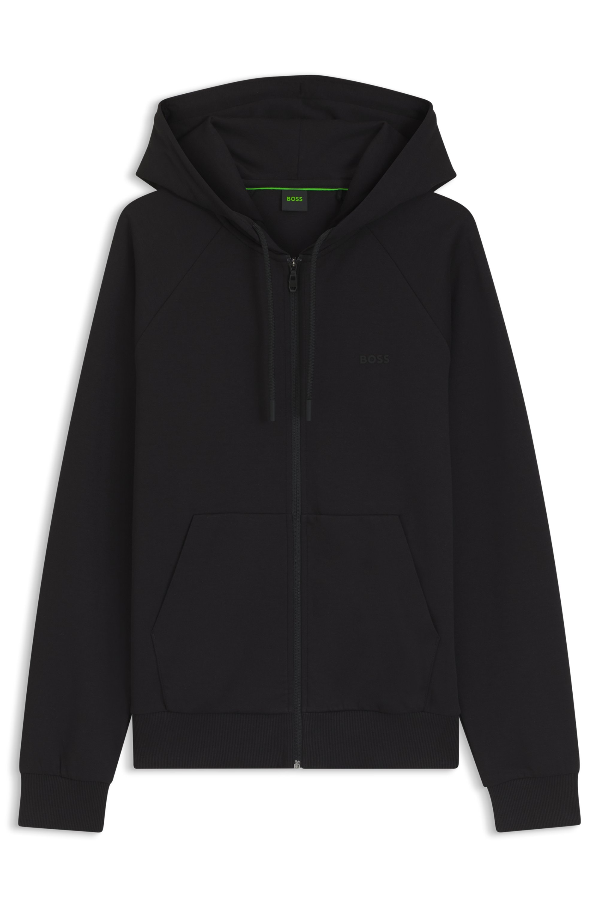 BOSS GREEN Sweat à capuche »Saggy« Regular Fit, poche kangourou, mélange de coton