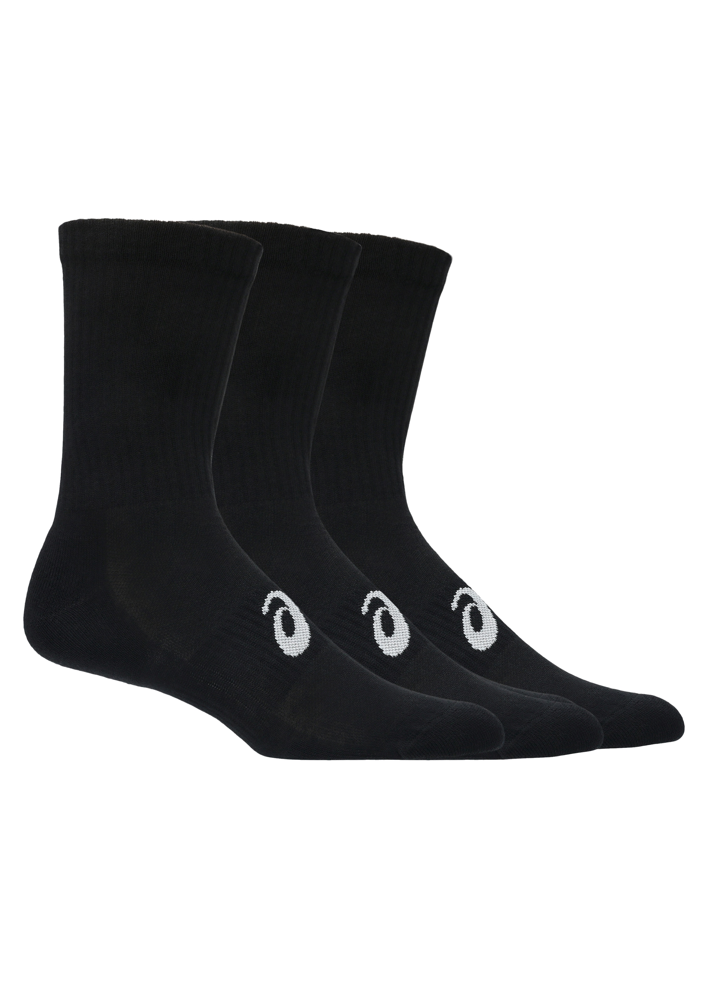 Asics Chaussettes de course »3 PACK CREW SOCK« avec amorti spécial, coupe crew, tissu en maille filet