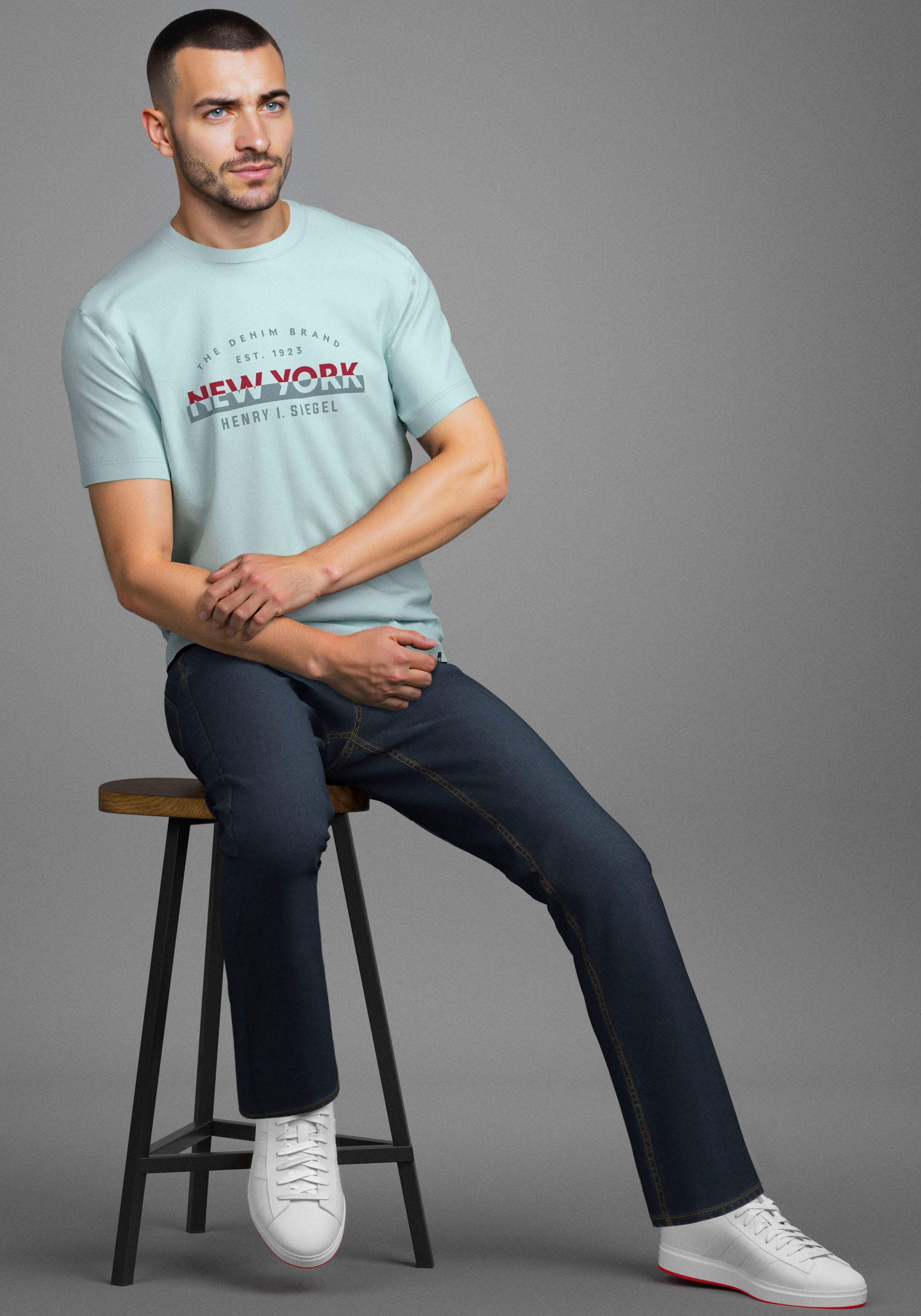 H.I.S Rundhalsshirt »Neue Kollektion!«, mit Print