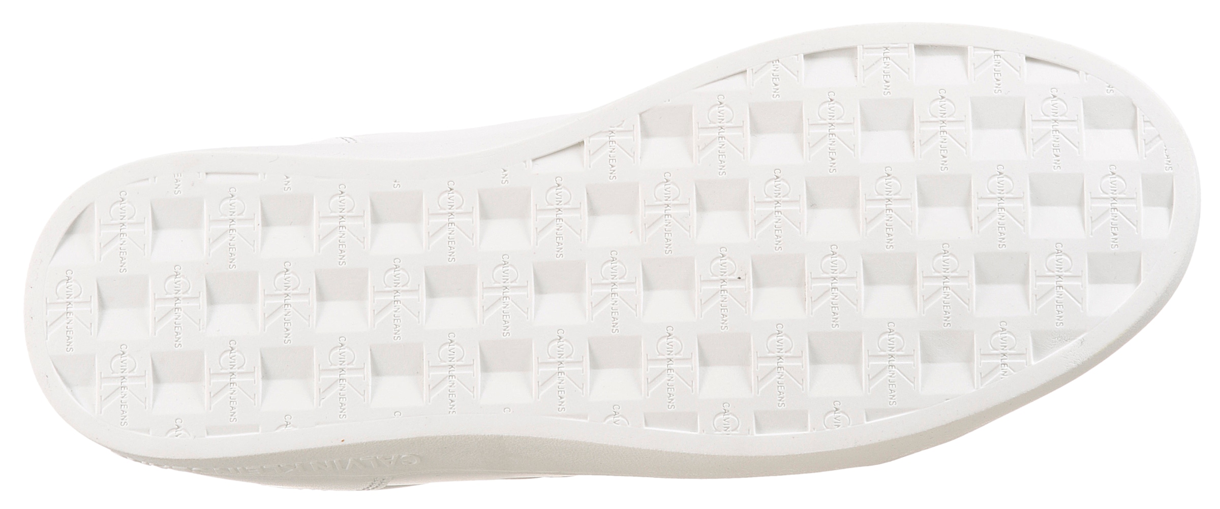 Calvin Klein Jeans Sneakers »CLASSIC CUPSOLE MONO LTH«  baskets de loisirs, chaussures basses, à lacets au style classique