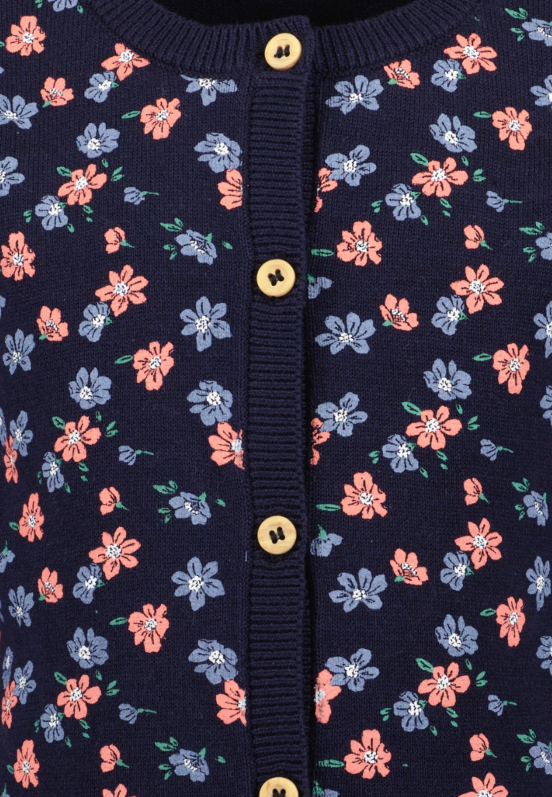 Blue Seven Cardigan, im süssen Blüten-Alloverdesign