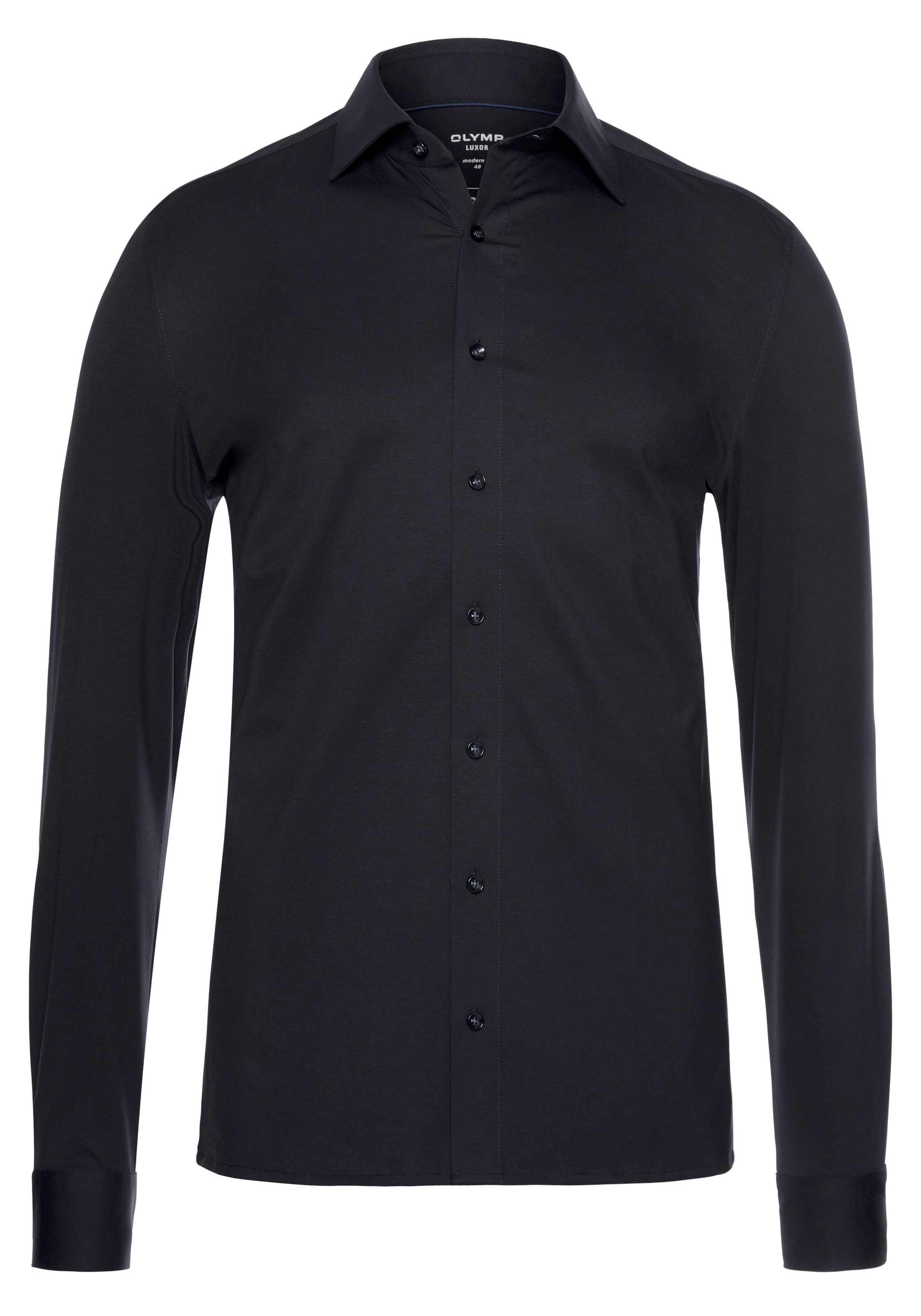OLYMP Chemise à manches longues »Luxor 24/Seven modern fit Jerseyshirt« mit geruchshemmenden Materialeigenschaften