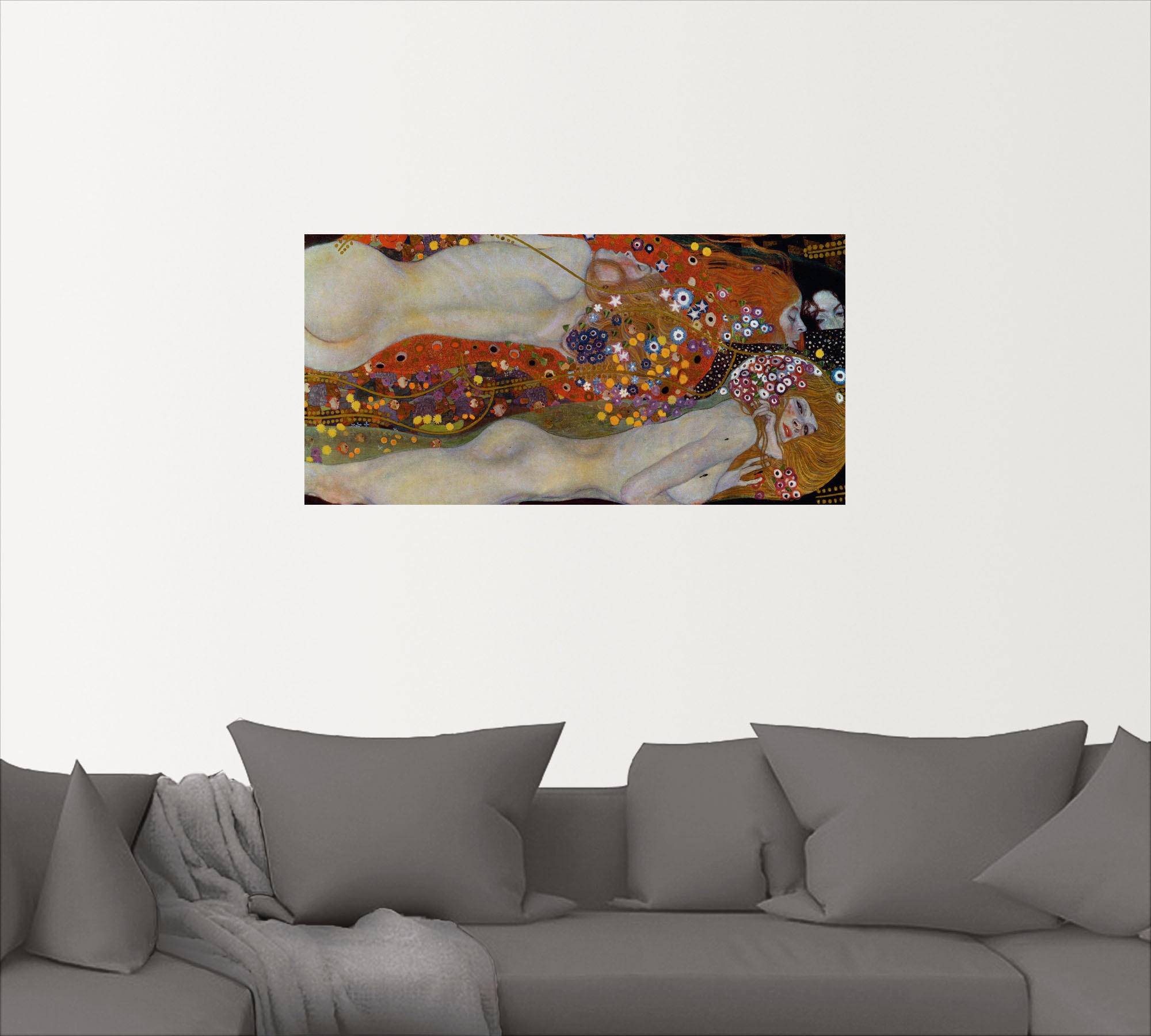 Artland Wandbild »Wasserschlangen II (Die Freundinnen)«, Frau, (1 St.), als Leinwandbild, Poster, Wandaufkleber in verschied. Grössen