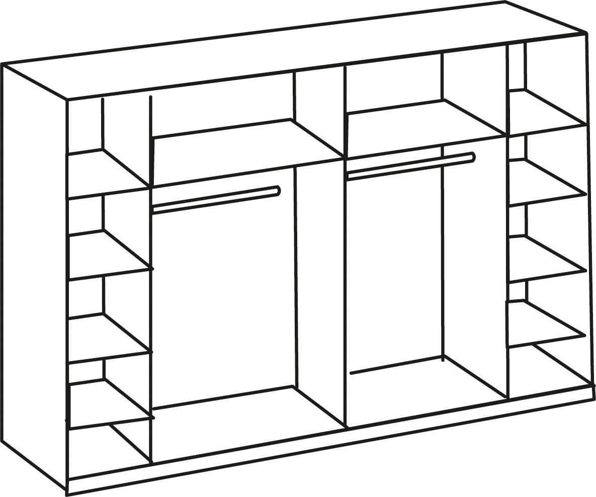 Schwebetürenschrank »Stockholm« kaufen Wimex