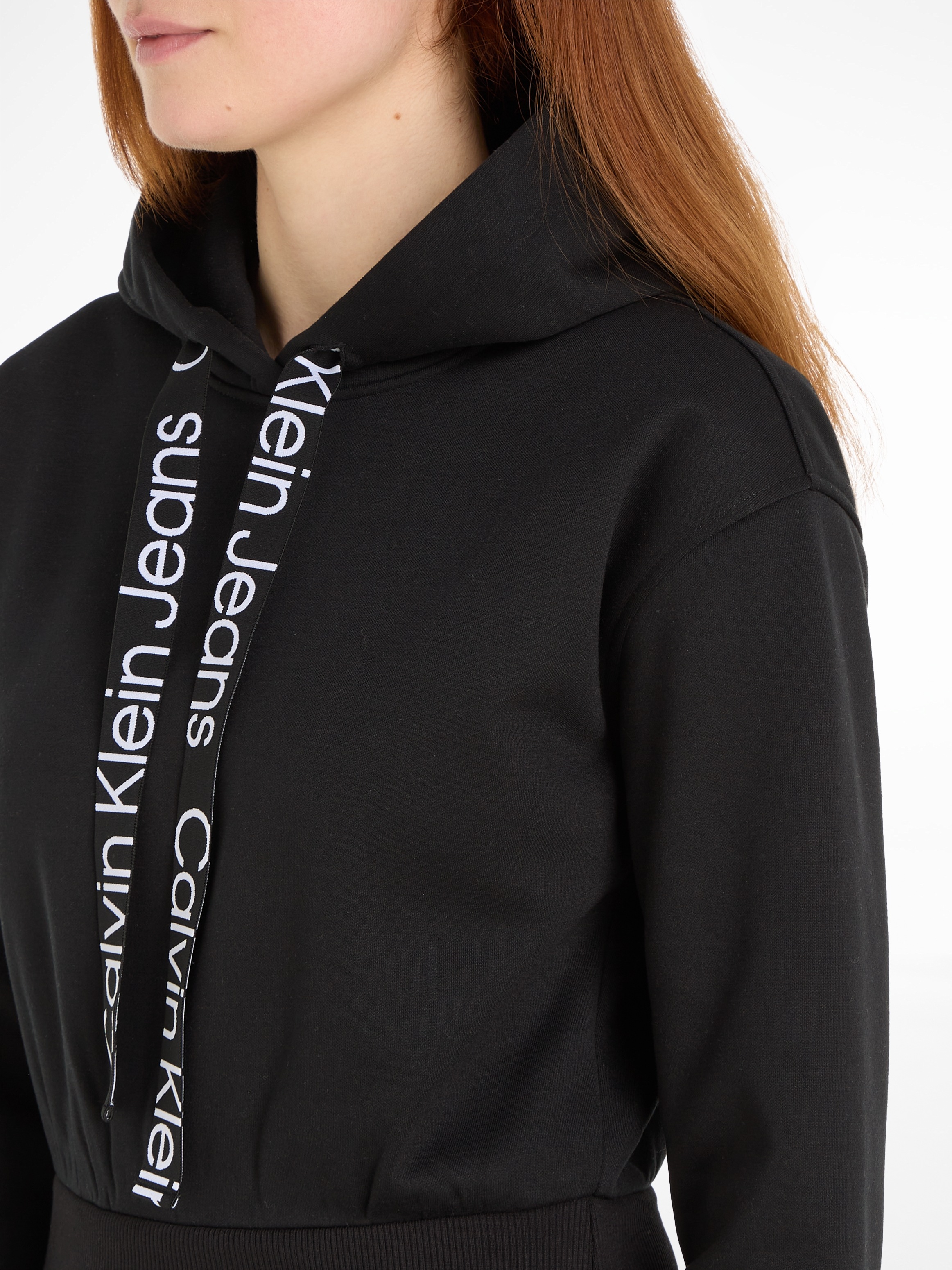 ♕ Calvin Klein Jeans Sweatkleid DRESS« ELASTIC versandkostenfrei HOODIE kaufen »LOGO