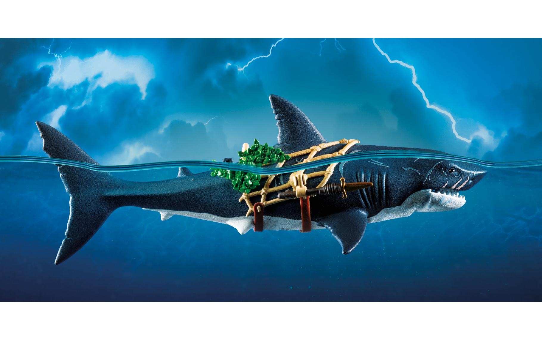 Playmobil® Spielbausteine »Gefahr durch Riesenhai 71793«, (21 St.)