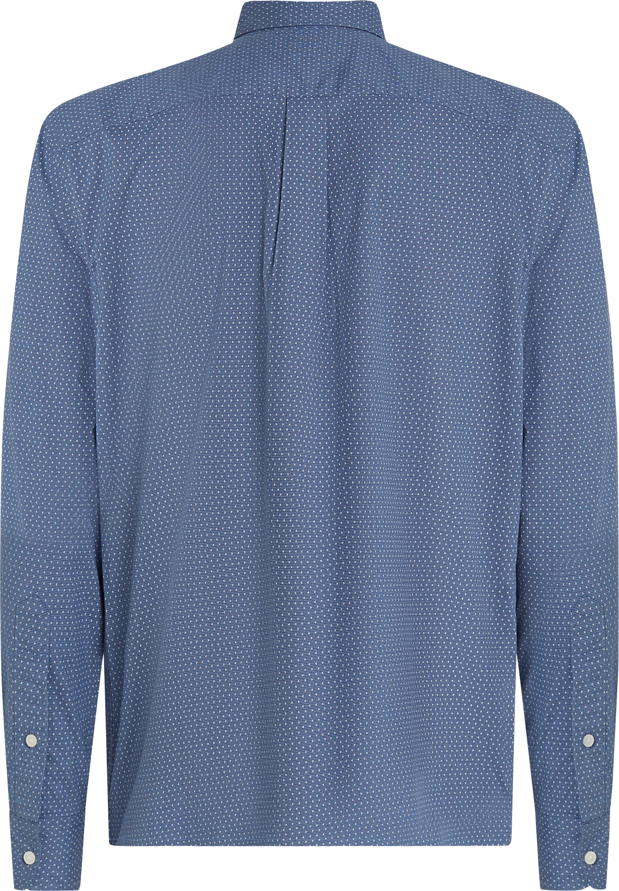 Tommy Hilfiger Big & Tall Langarmhemd »BT-FLEX POPLIN MINI PNT RF SRT-B«, Grosse Grössen