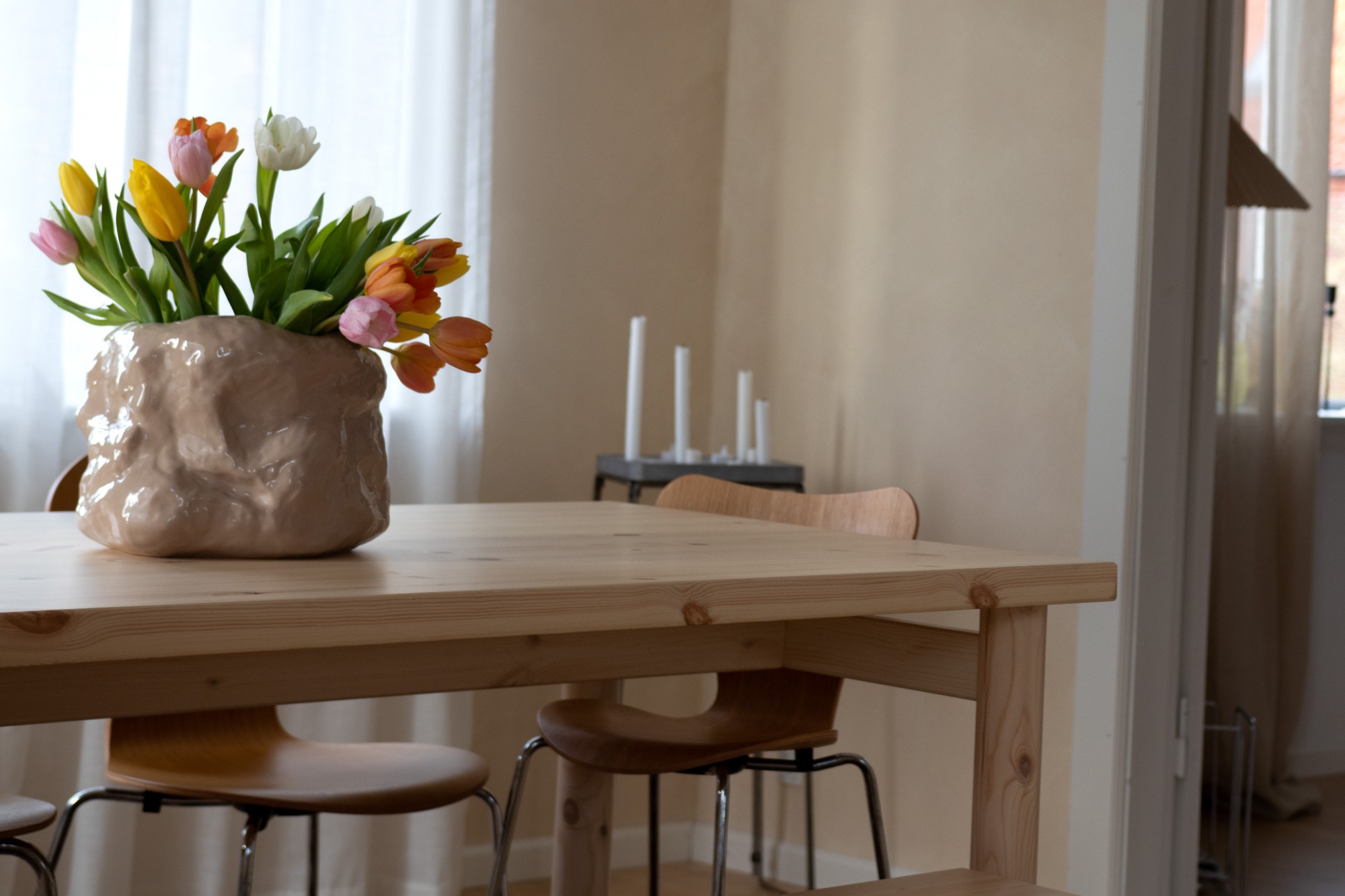 Karup Design Esstisch »PACE DINING TABLE«, aus FSC-zertifiziertem Kiefernholz, Grösse 150 x 75 cm.