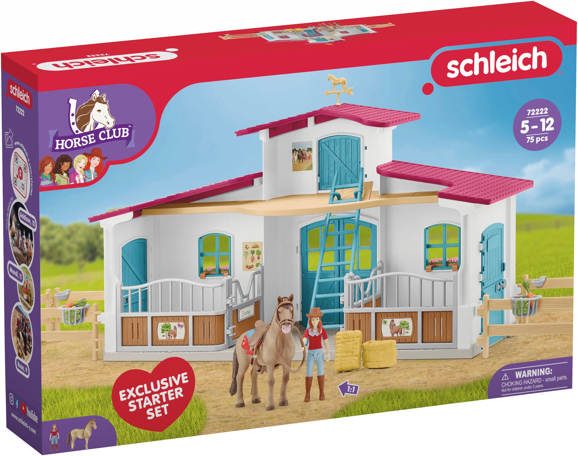 Image of Schleich Spielwelt "HORSE CLUB, Reiterhof Starter Set (72222)"