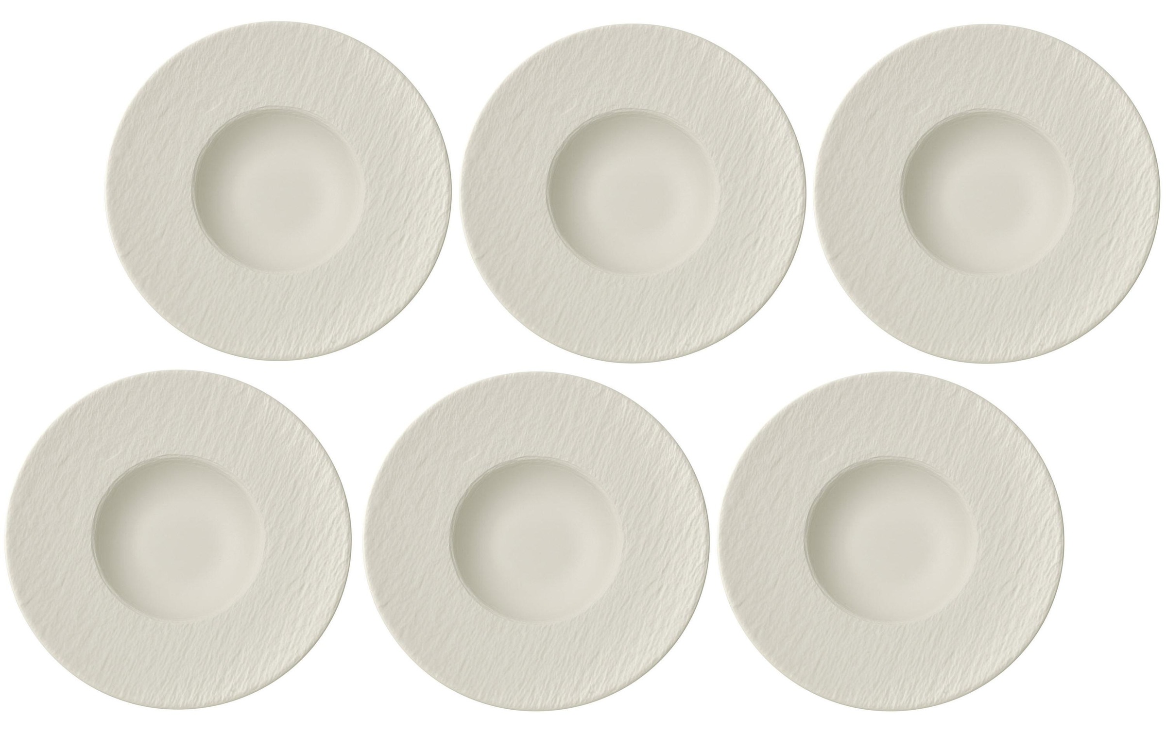 Image of Villeroy & Boch Suppenteller "Manufacture Rock Ø 29 cm Weiss"