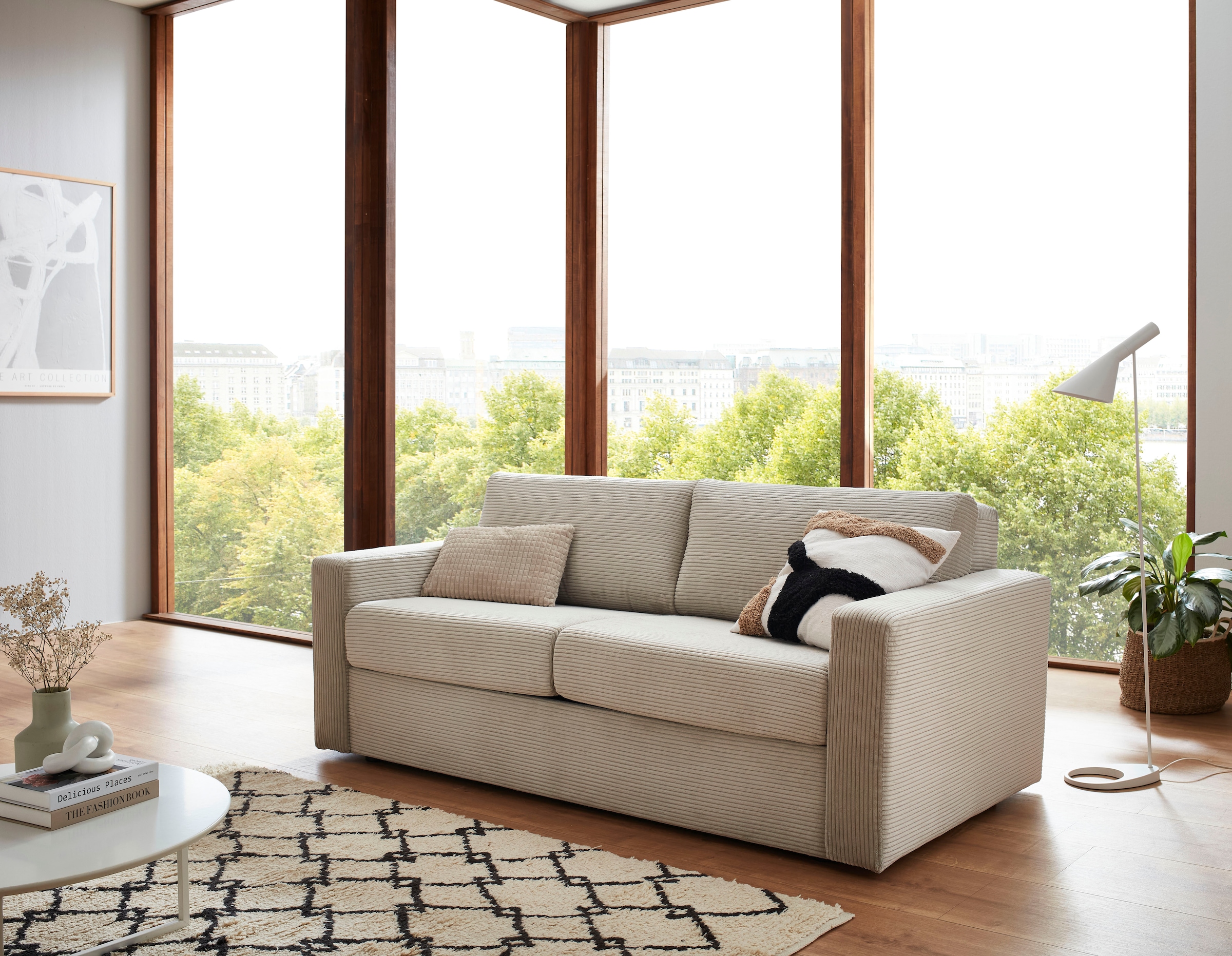 Image of ATLANTIC home collection Schlafsofa "Rolando, B: 196 cm, Liegefl. 140x190 cm" mit komfortabler Matratze, Dauerschlafsofa