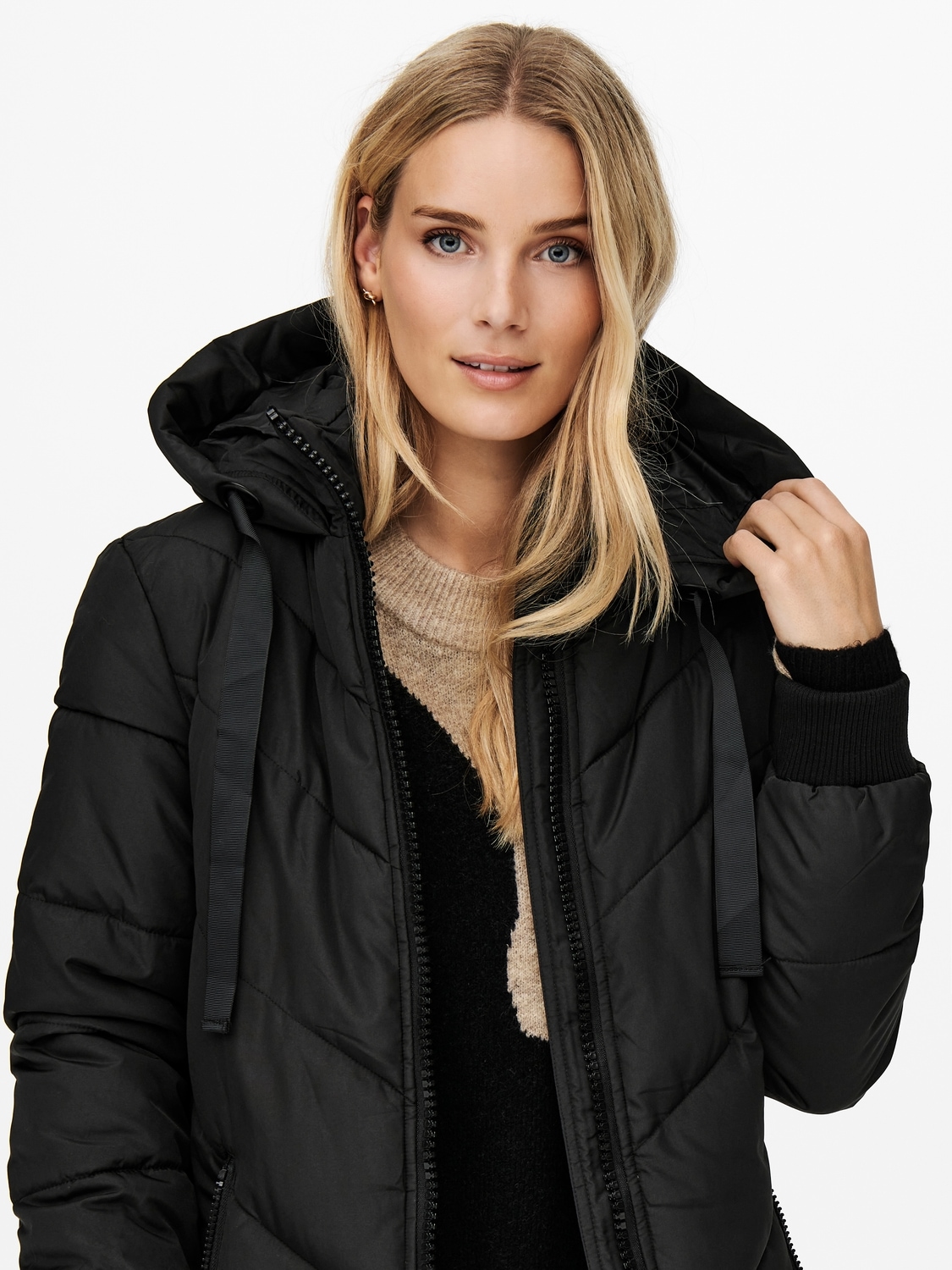 JDY Steppmantel »JDYSKYLAR LIFE HOOD JACKET OTW NOOS«