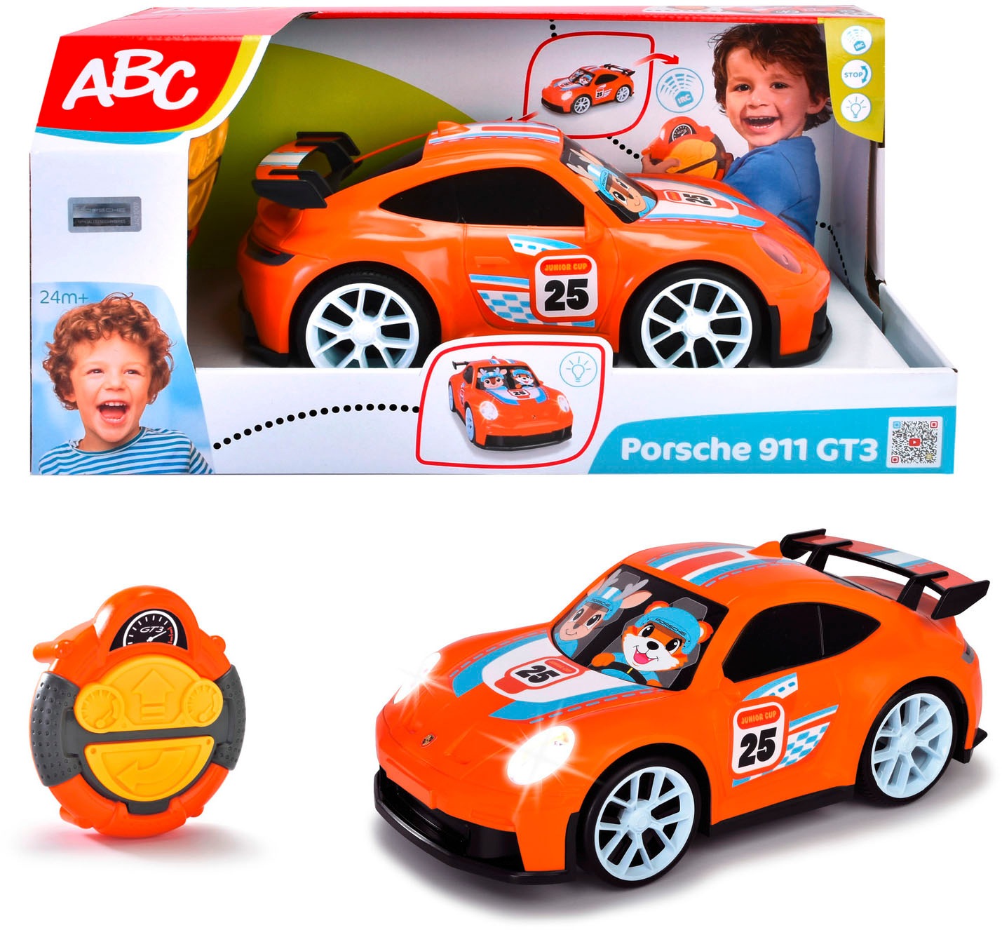 Dickie Toys RC-Auto "Porsche 911 GT3" mit Lichtfunktion