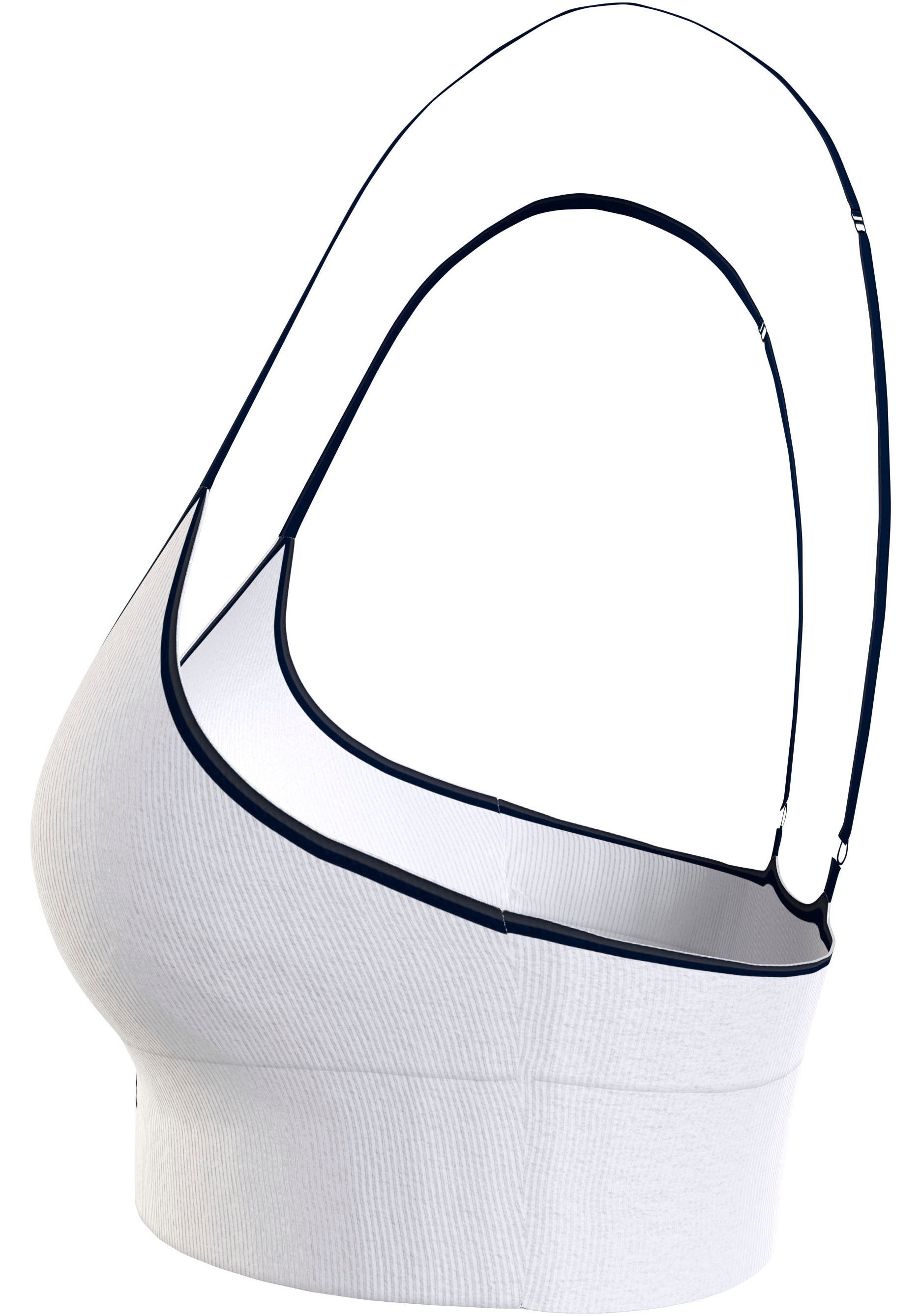 Tommy Hilfiger Underwear Bralette-BH »TRIANGLE RP«, mit verstellbaren Träger, Rippware, Logo-Schriftzug