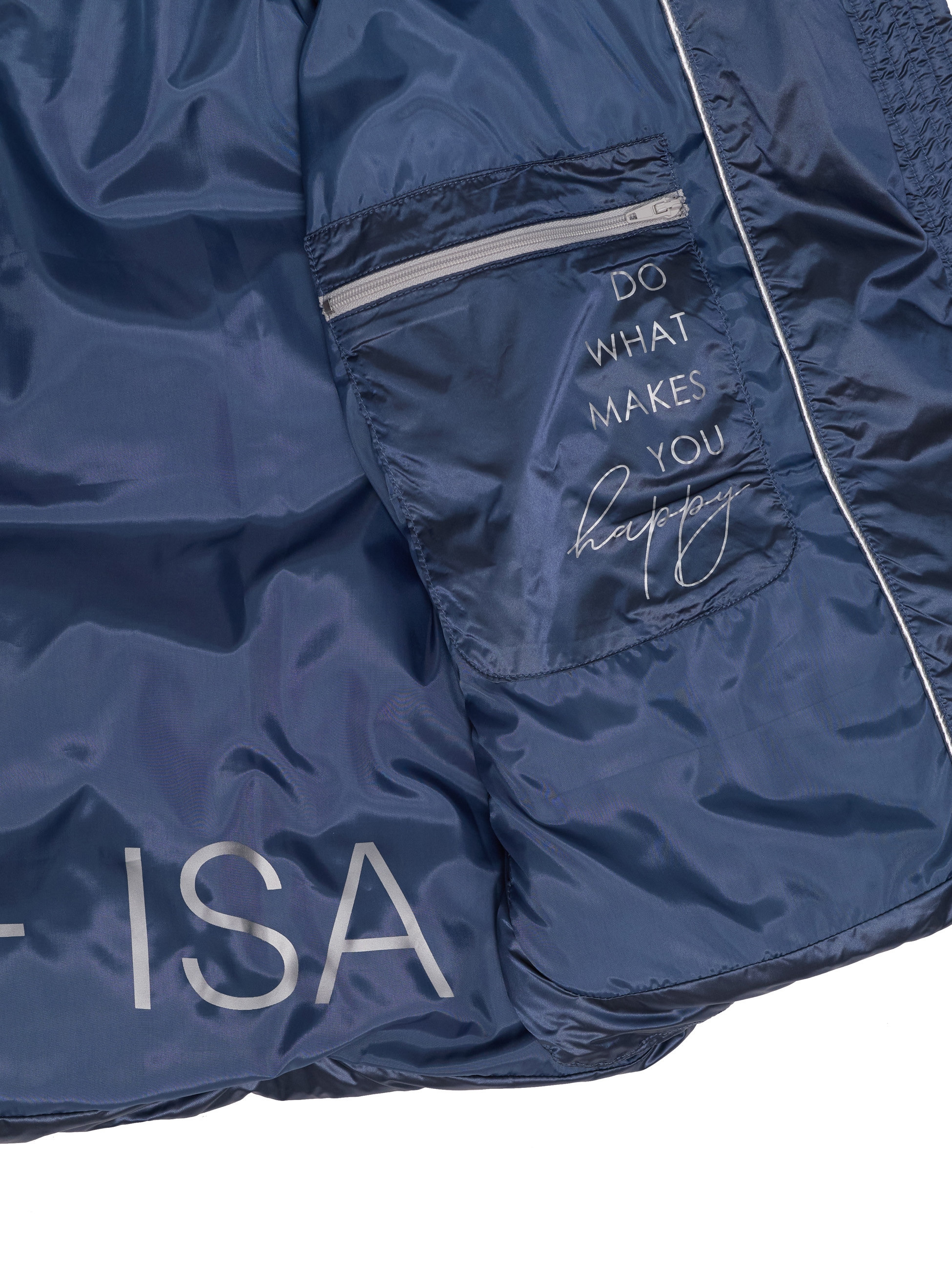 MANISA Steppjacke, mit Kapuze, mit Stehkragen, Kapuze und elastischem Ärmelsaum