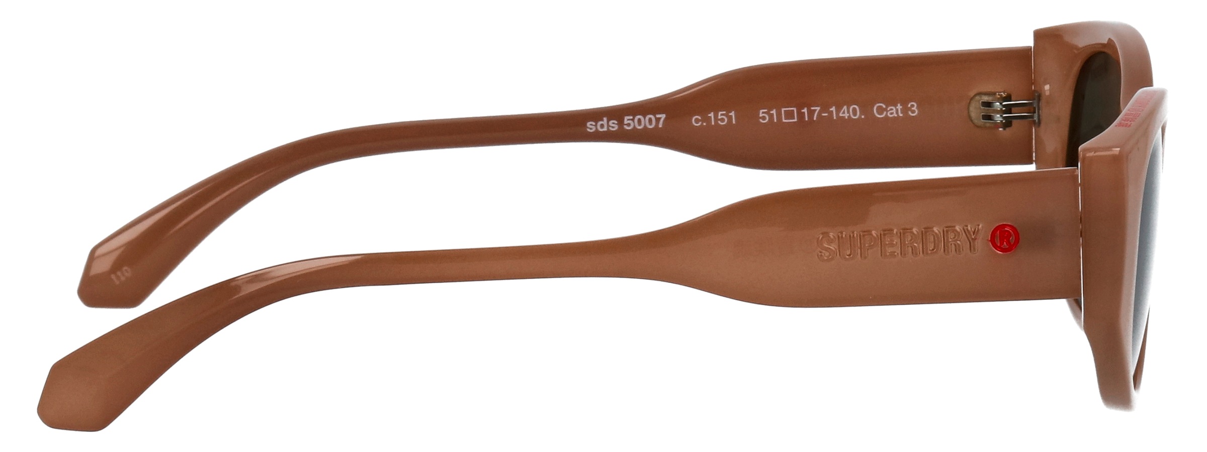 Superdry Sonnenbrille »Modell 996072« Form CatEye, Logoschriftzug auf Bügel, Kunststofffassung