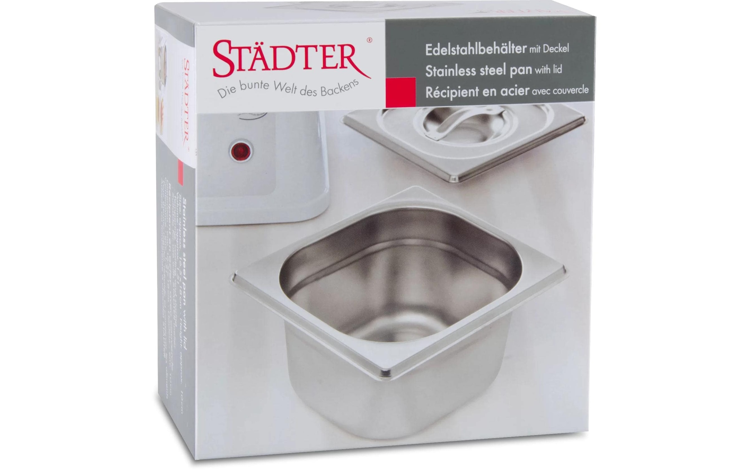 STÄDTER Dampfgarbehälter »mit Deckel«